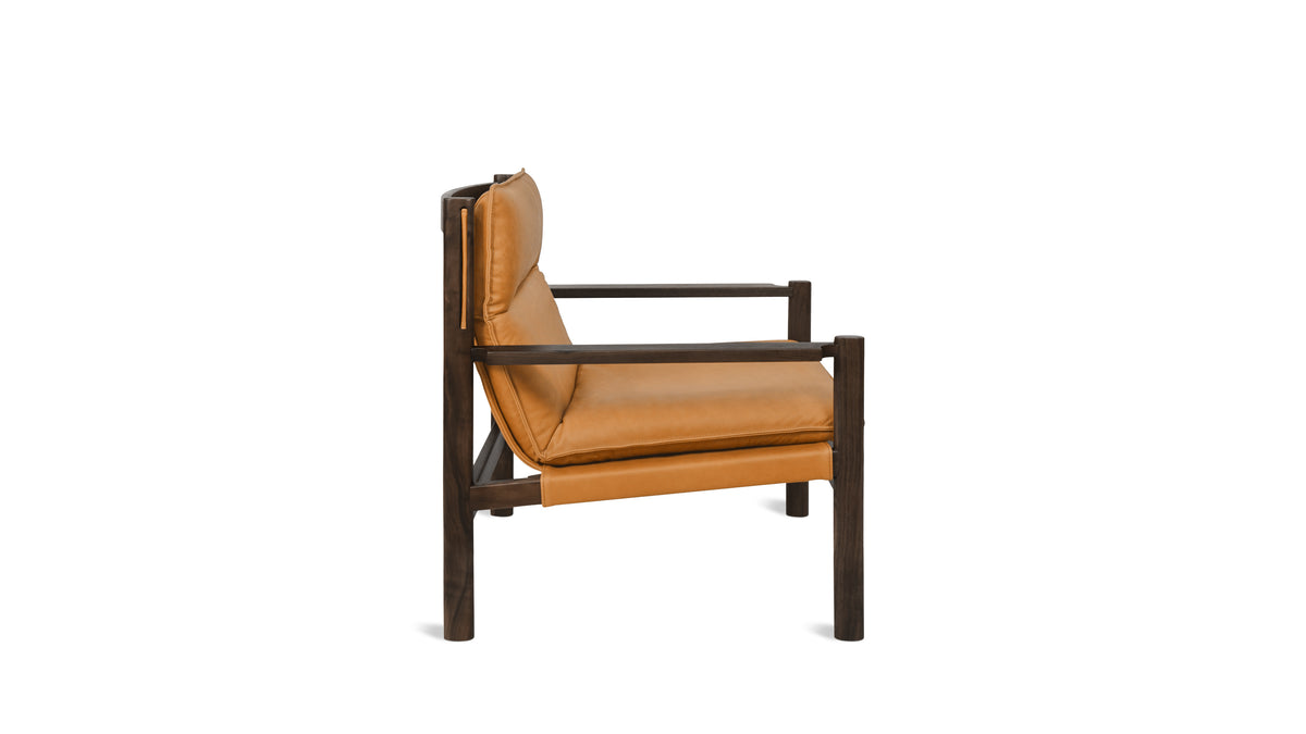 After Hours Lounge Chair, Walnut, Golden Tan