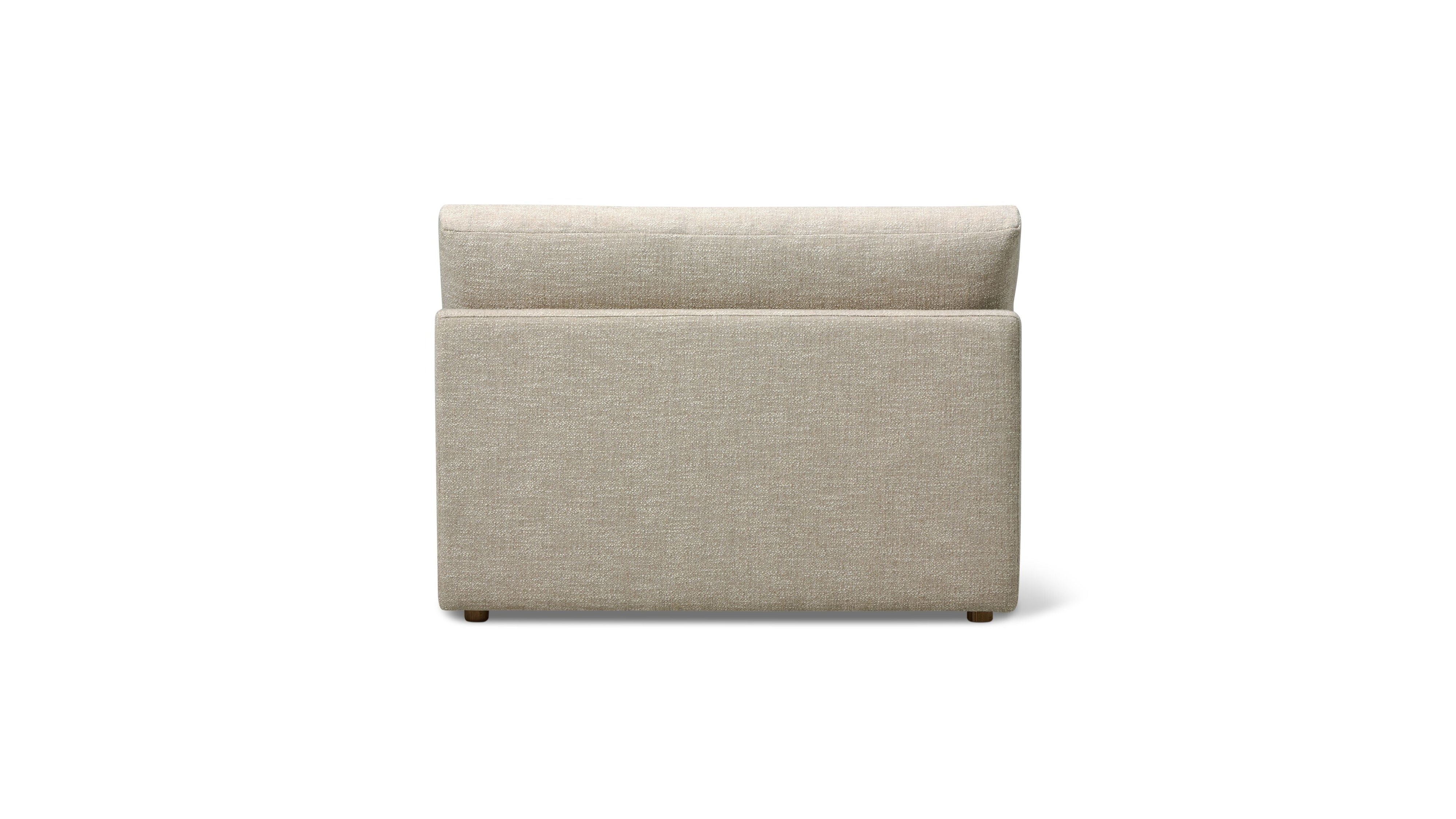 Wind Down Armless Chair, Flax
