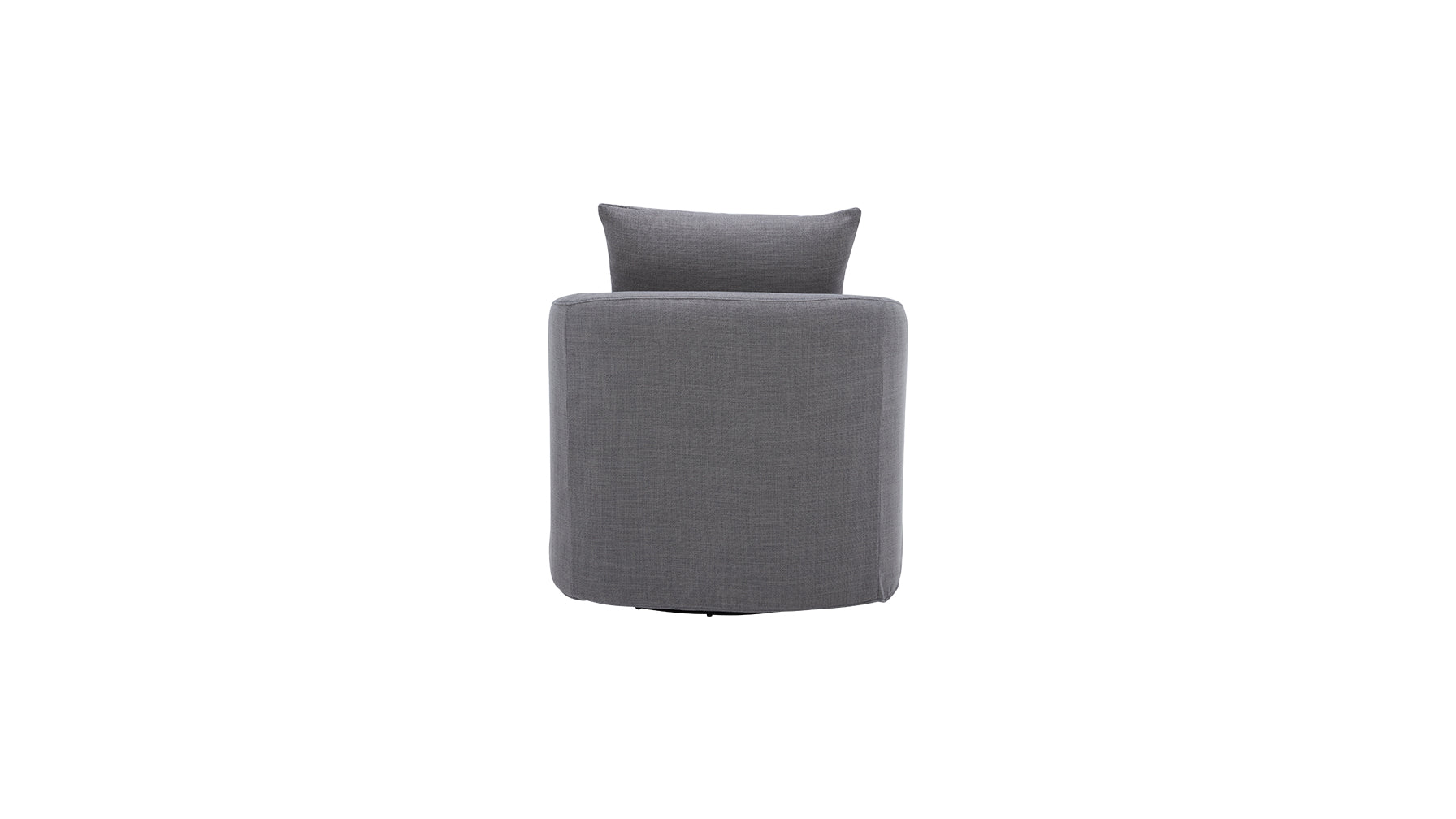 Sink In Swivel Lounge Chair, Slate