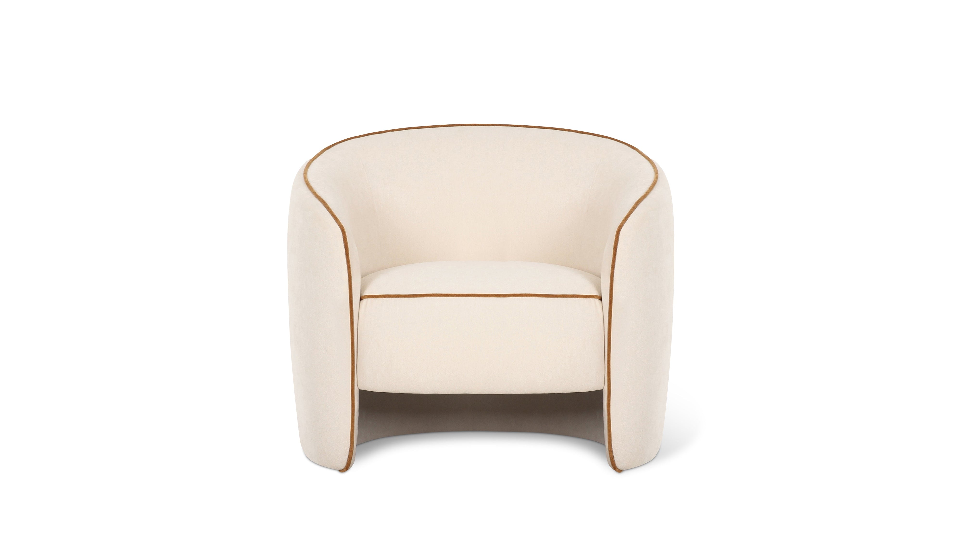 In the Groove Lounge Chair, Almond