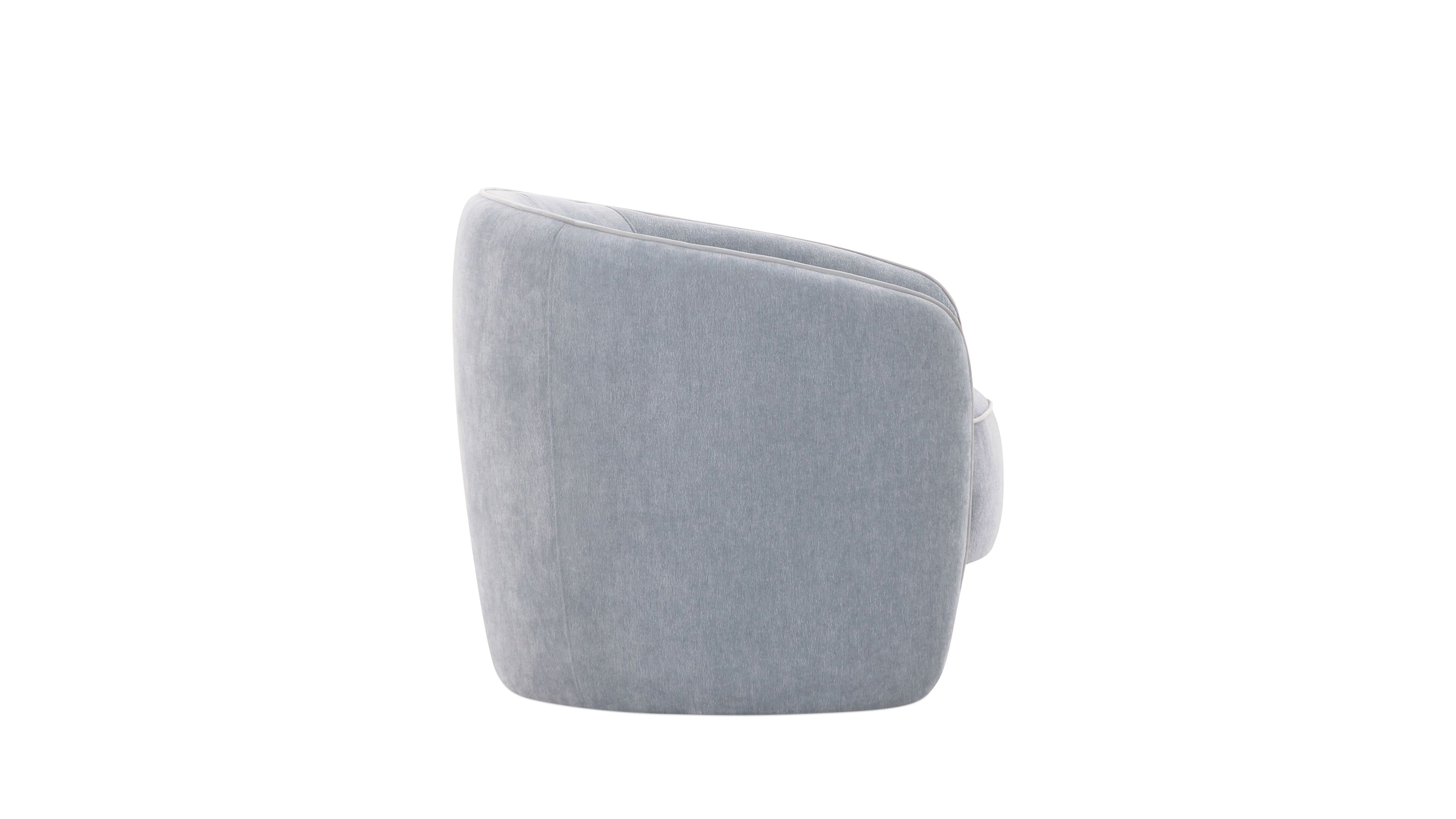 In the Groove Lounge Chair, Bluebell