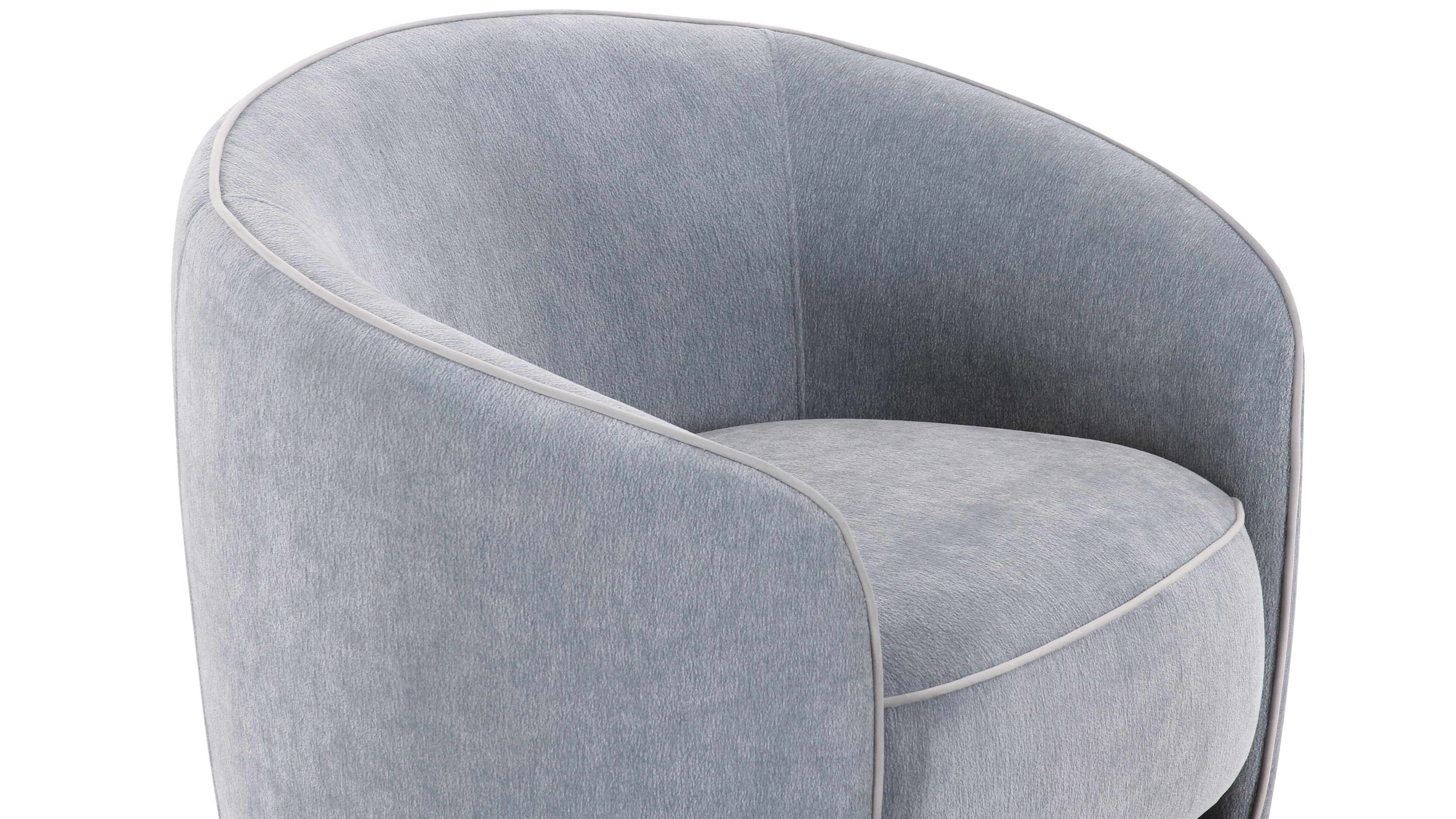 In the Groove Lounge Chair, Bluebell