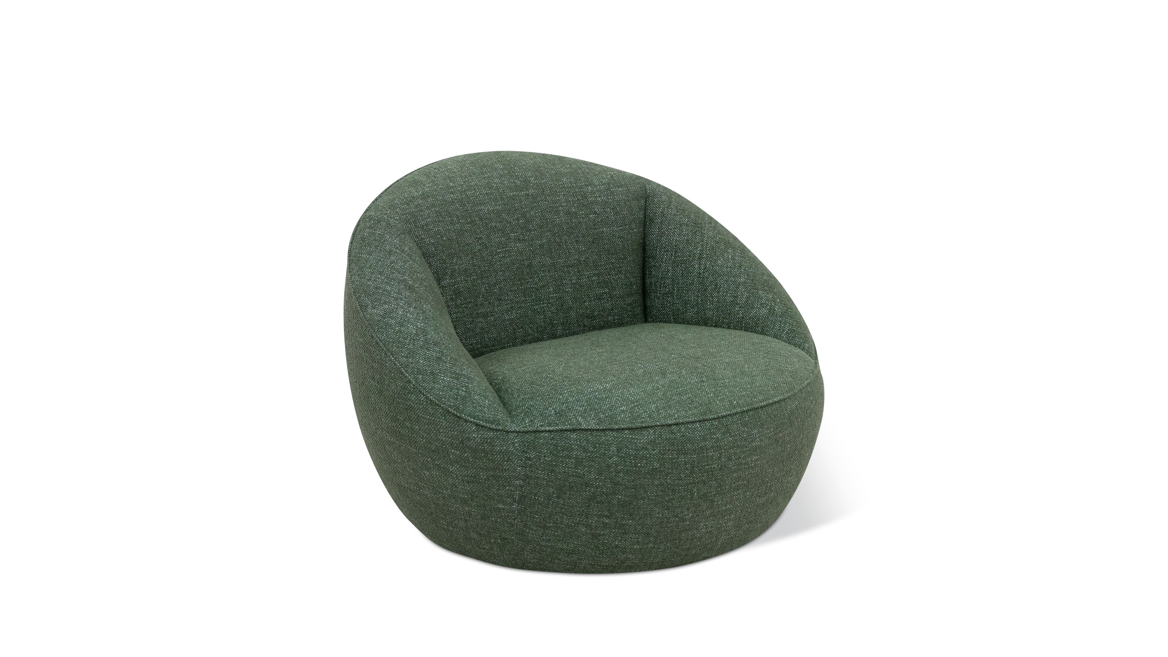 Round Trip Swivel Lounge Chair, Loden