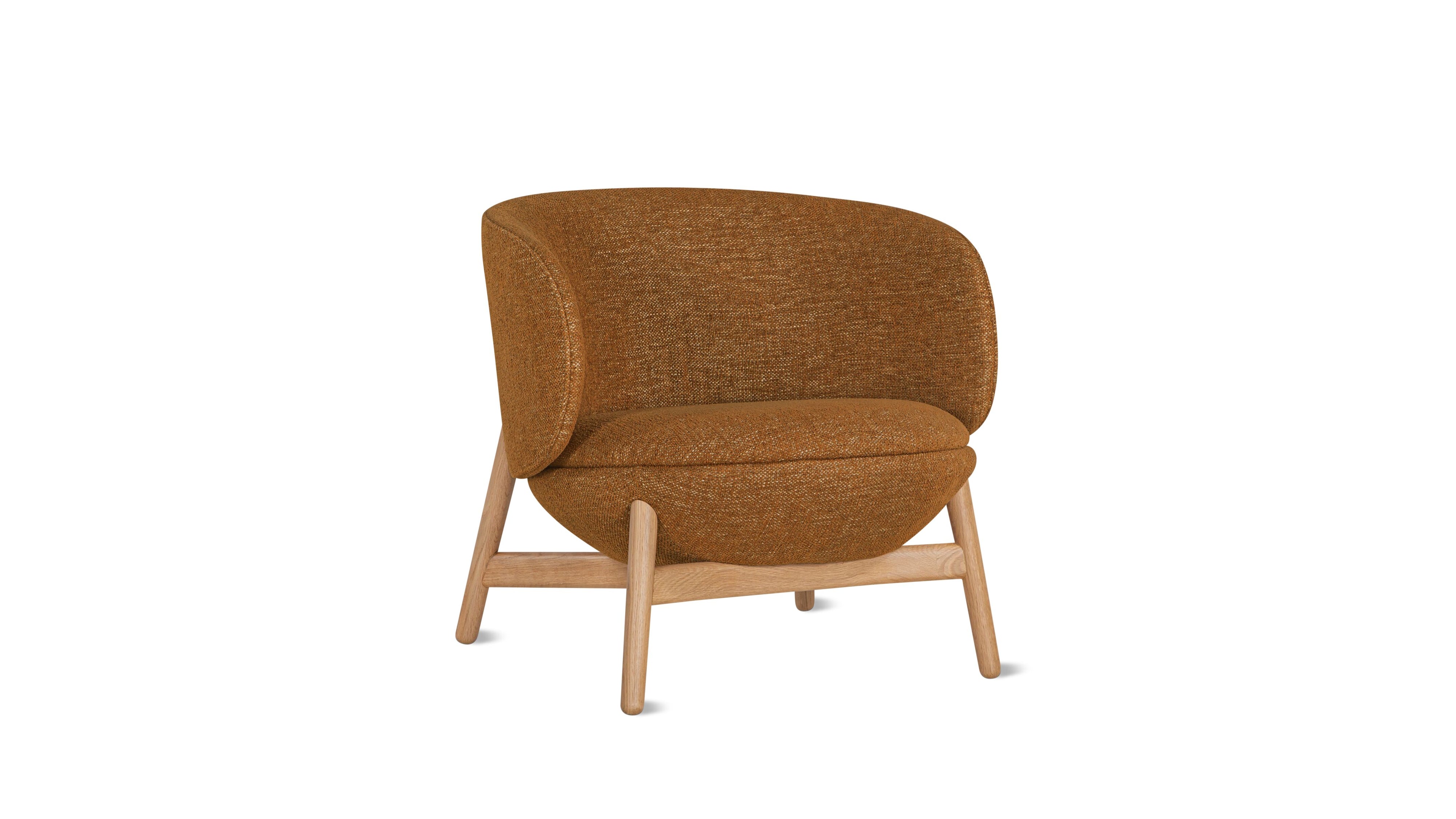 Happy Place Lounge Chair, Oak, Autumn