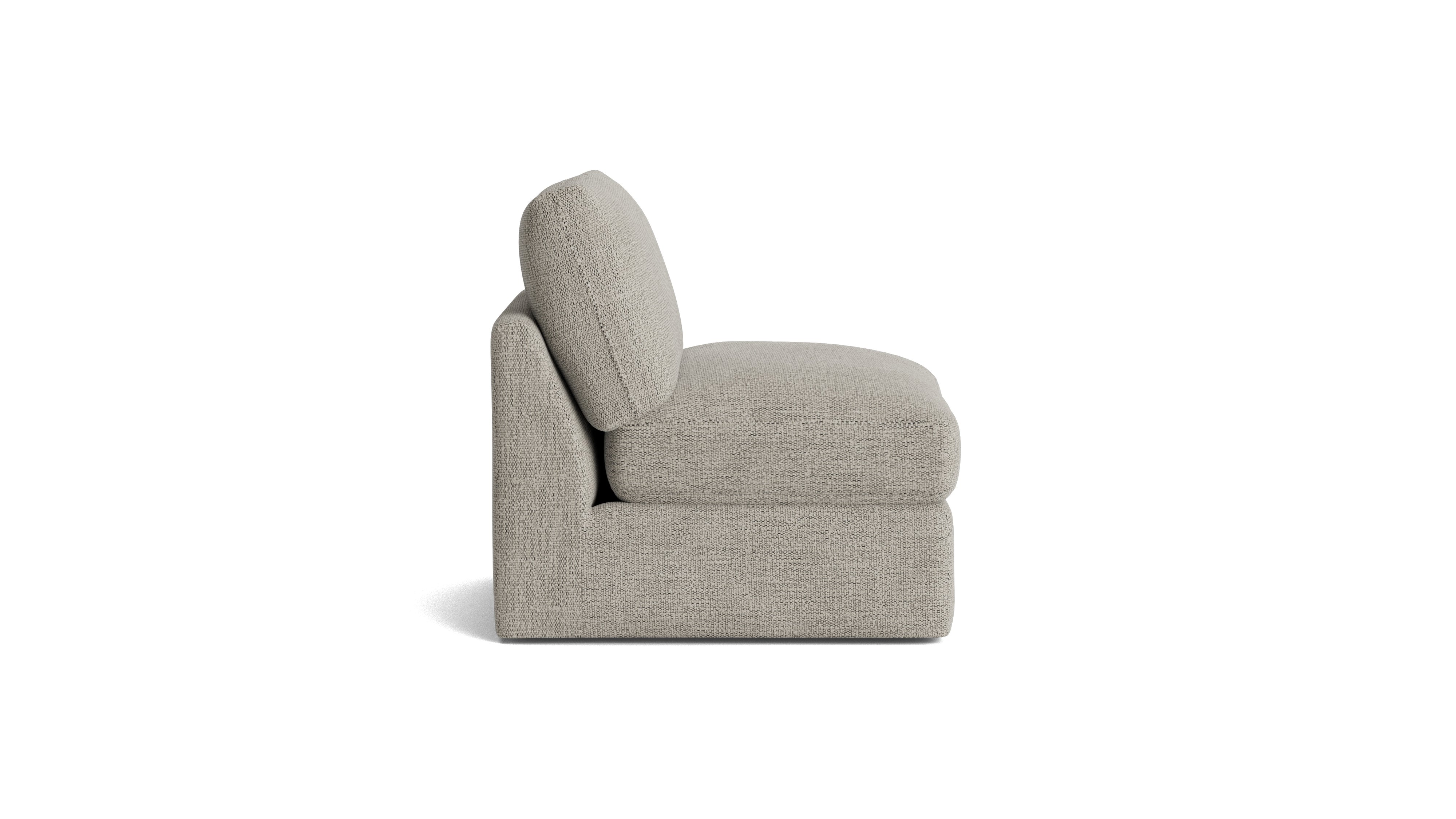 Get Together™ Armless Chair, Large, Oatmeal