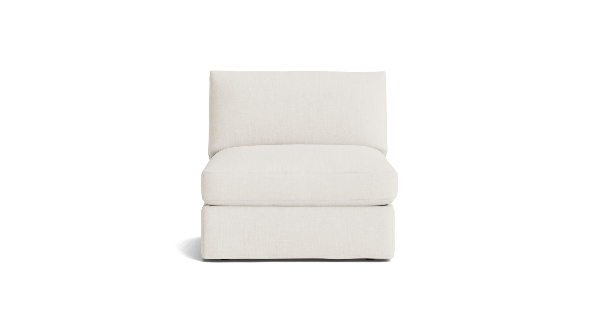 Get Together™ Armless Chair, Large, Cream Linen_image