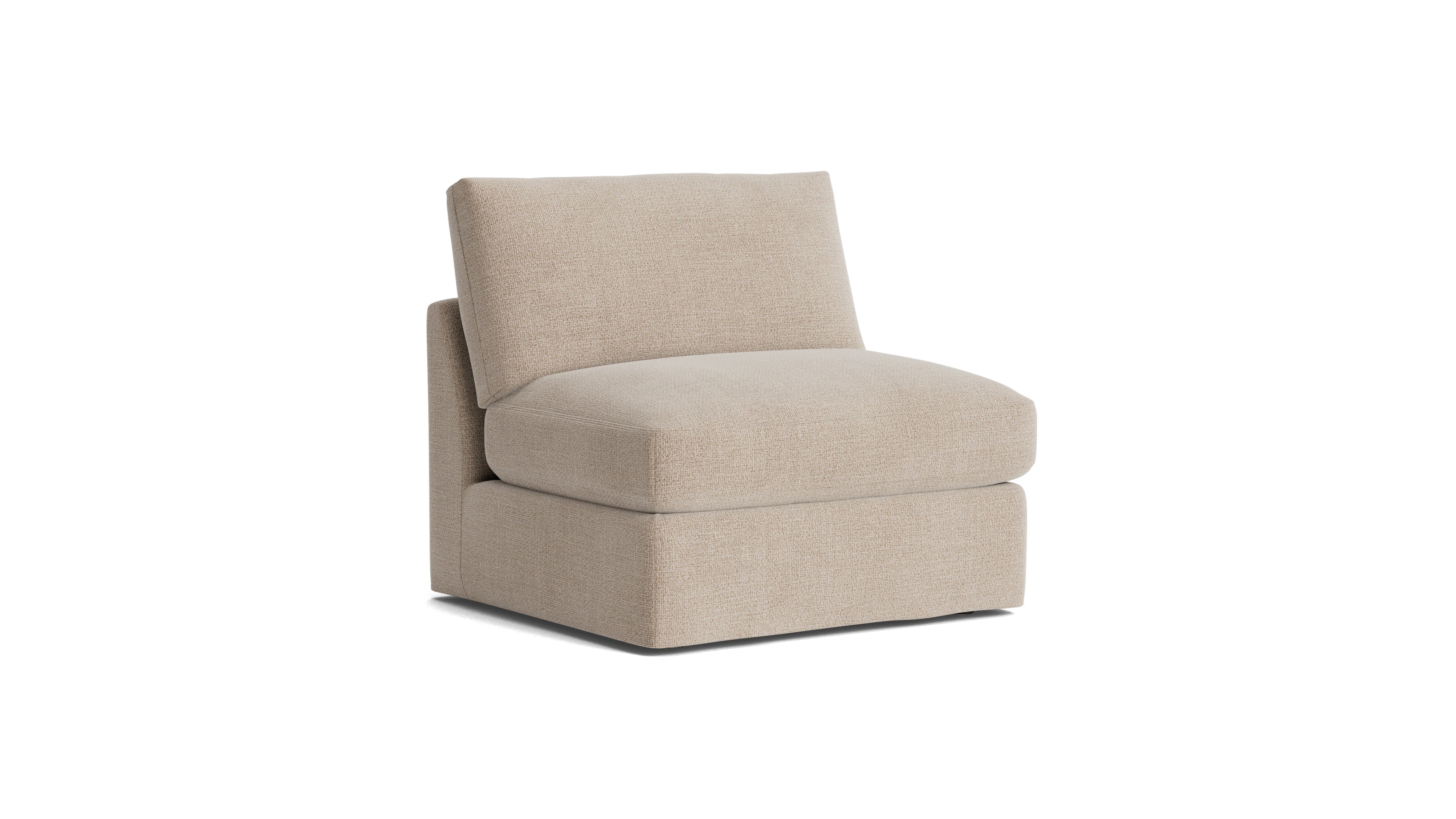 Get Together™ Armless Chair, Large, Champagne