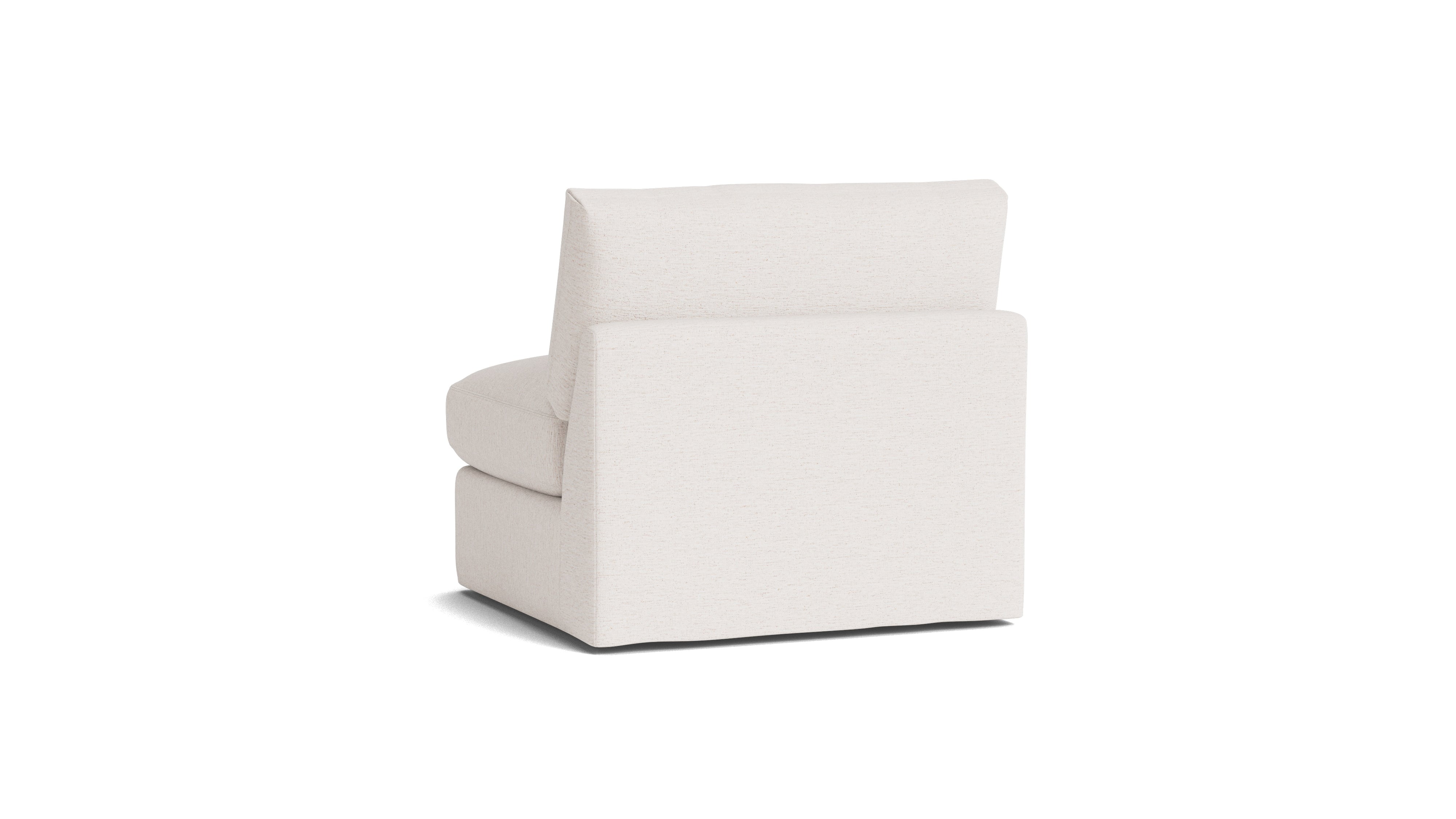 Get Together™ Armless Chair, Large, Nomad Snow