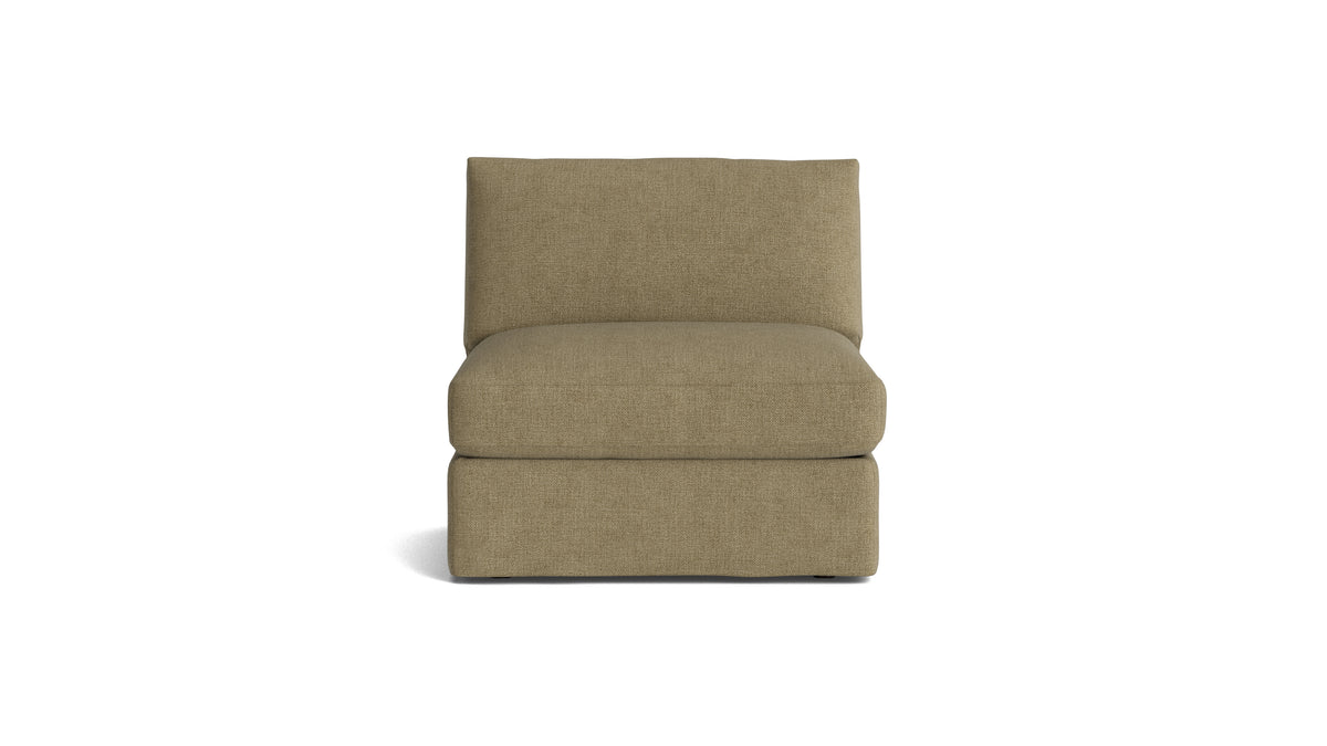 Get Together™ Armless Chair, Large, Olive