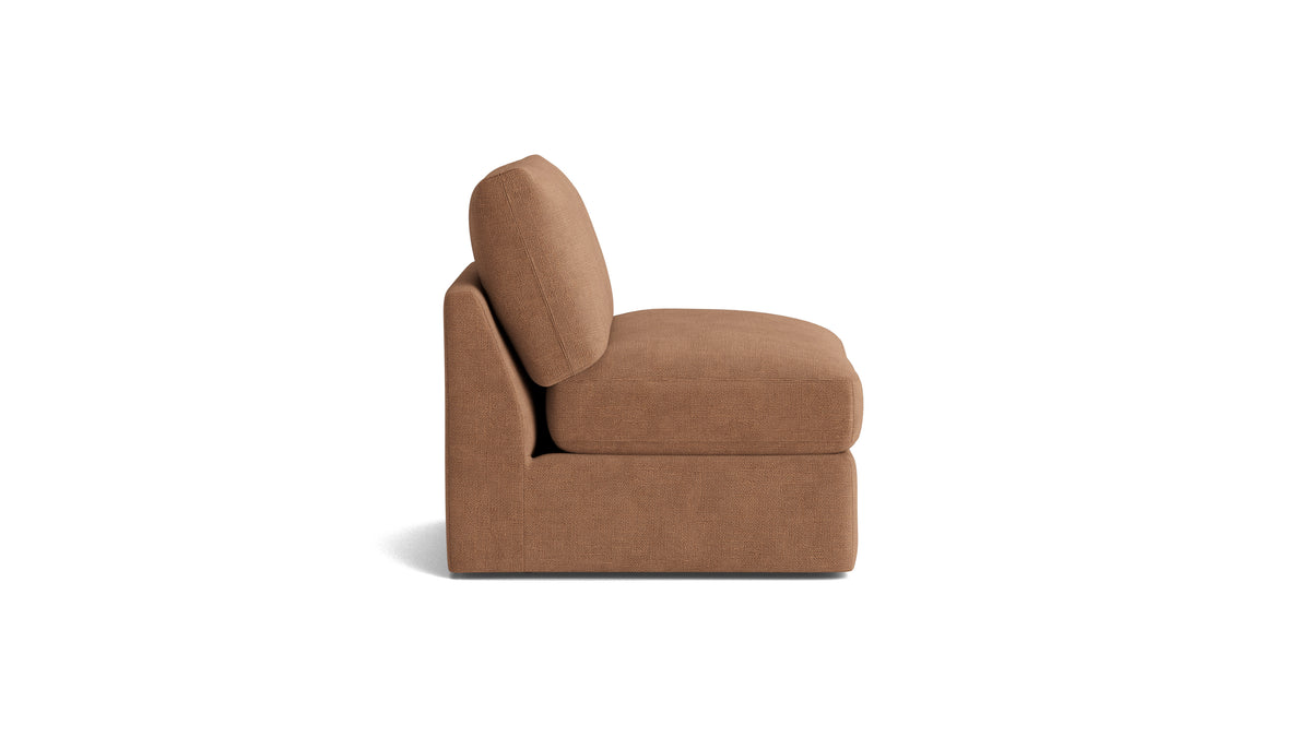 Get Together™ Armless Chair, Large, Spice — alternate view