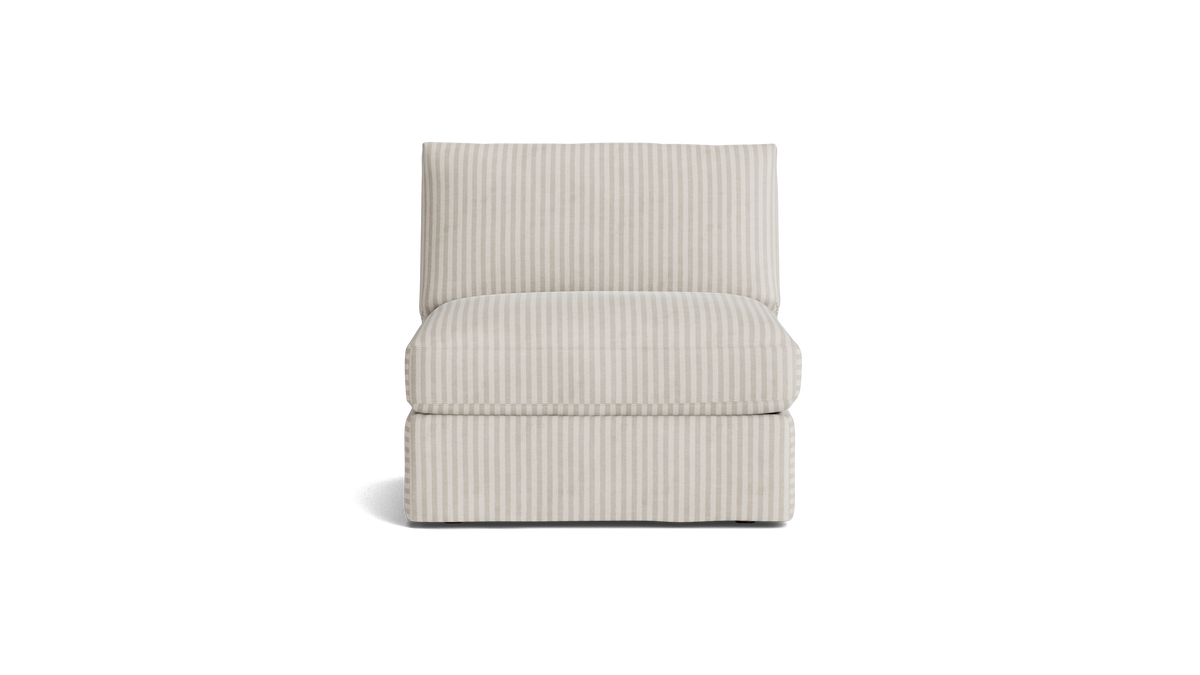 Get Together™ Armless Chair, Large, Newport Stripe
