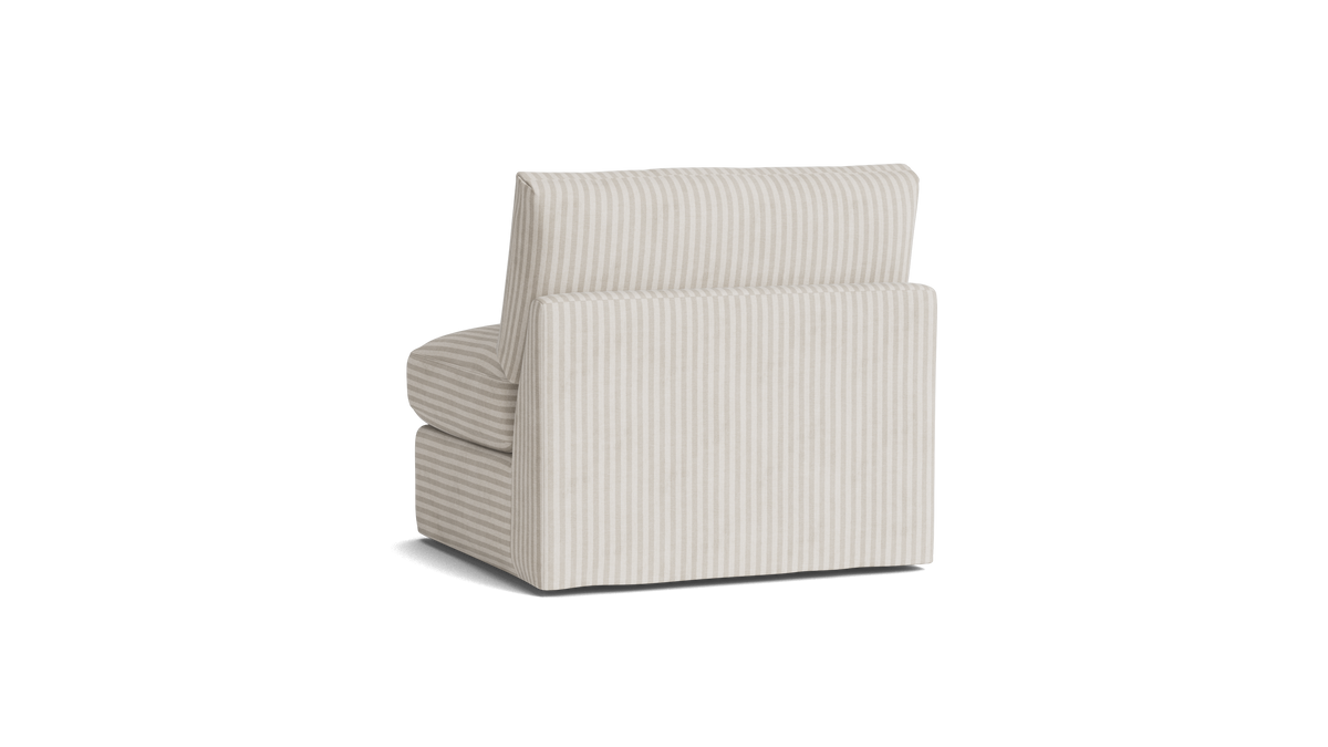 Get Together™ Armless Chair, Large, Newport Stripe