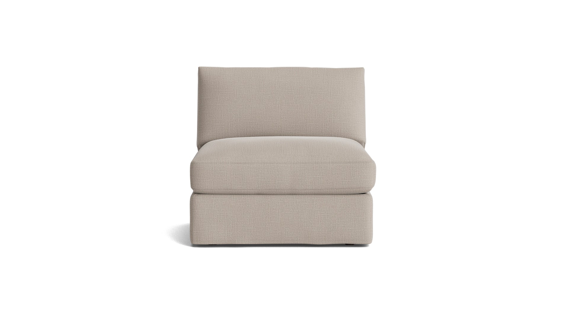Get Together™ Armless Chair, Standard, Light Pebble_image