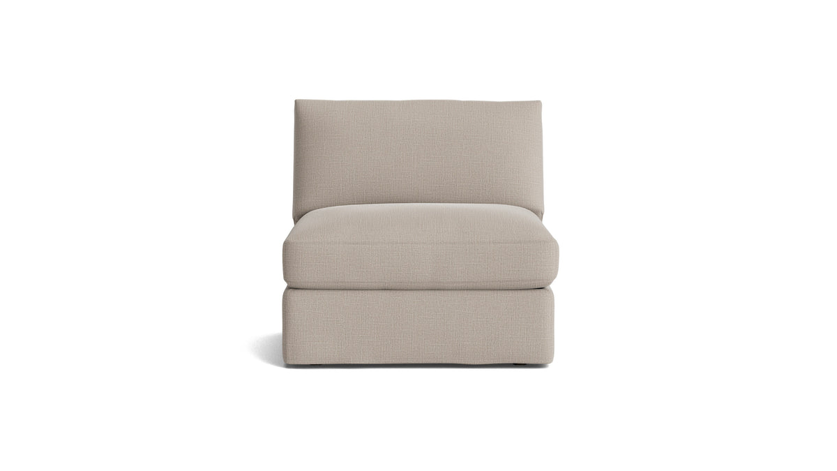 Get Together™ Armless Chair, Standard, Light Pebble