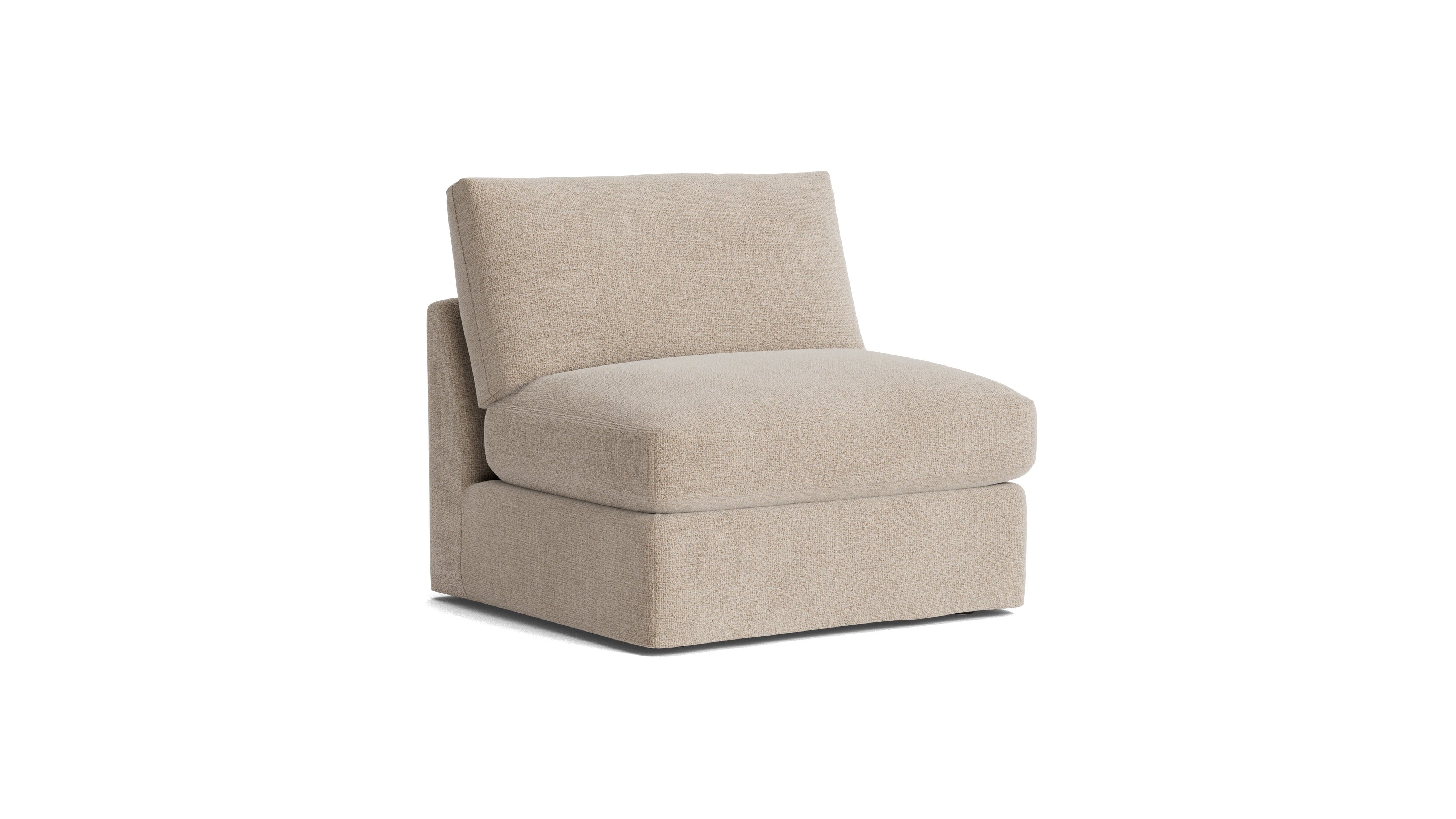 Get Together™ Armless Chair, Standard, Champagne
