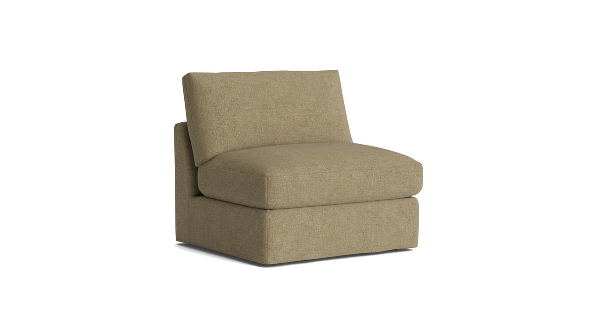 Get Together™ Armless Chair, Standard, Olive