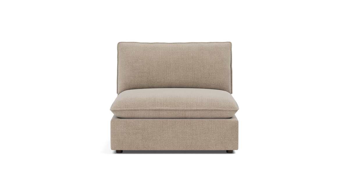 Chill Time Armless Chair, Champagne