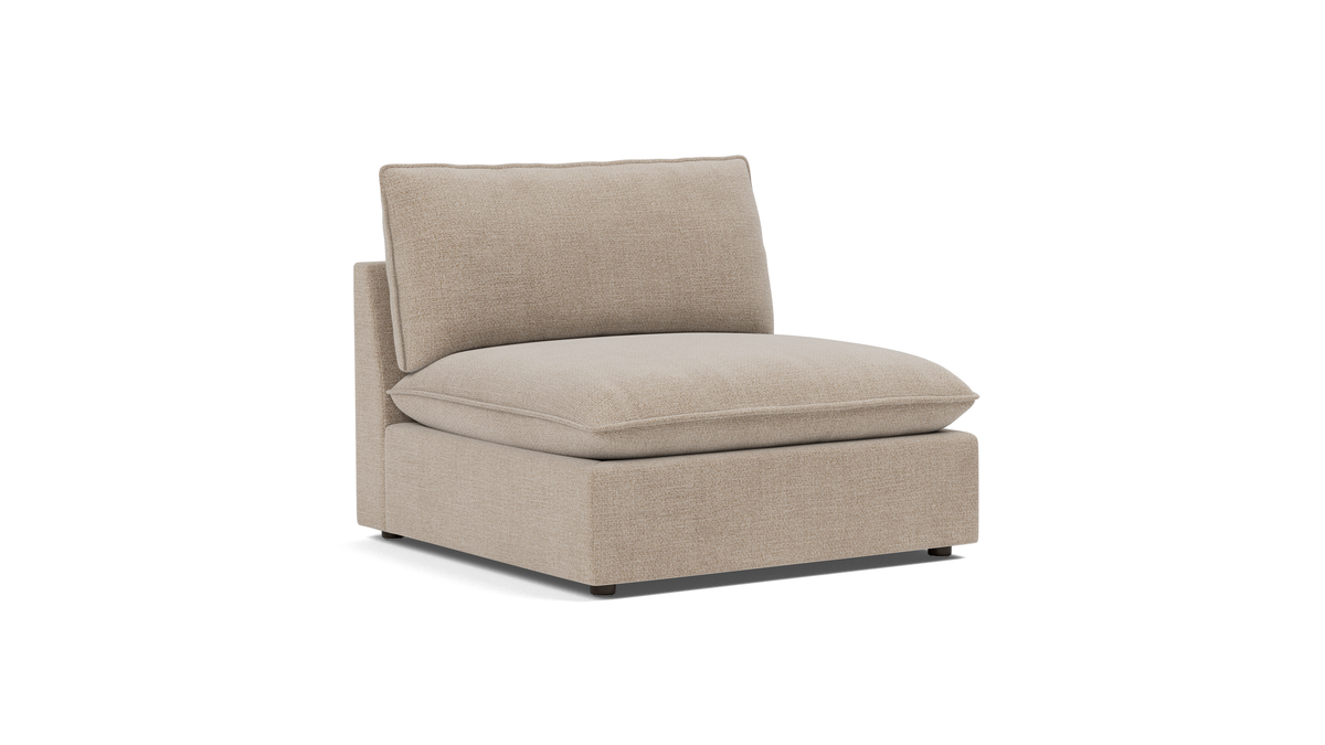 Chill Time Armless Chair, Champagne