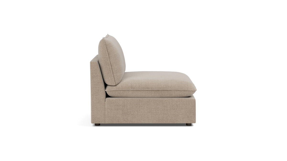Chill Time Armless Chair, Champagne