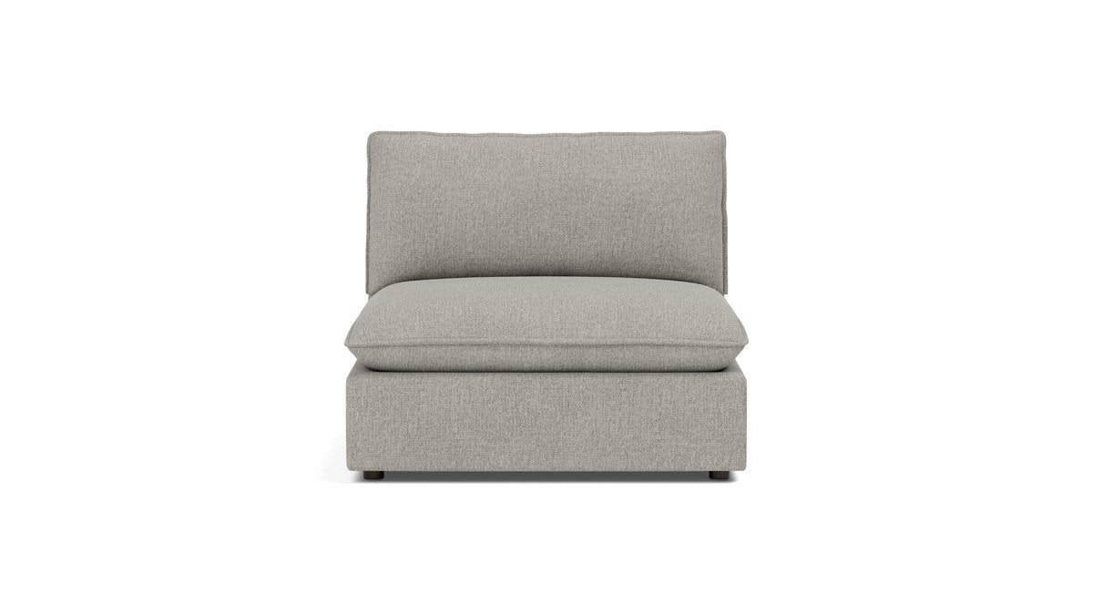 Chill Time Armless Chair, Heather