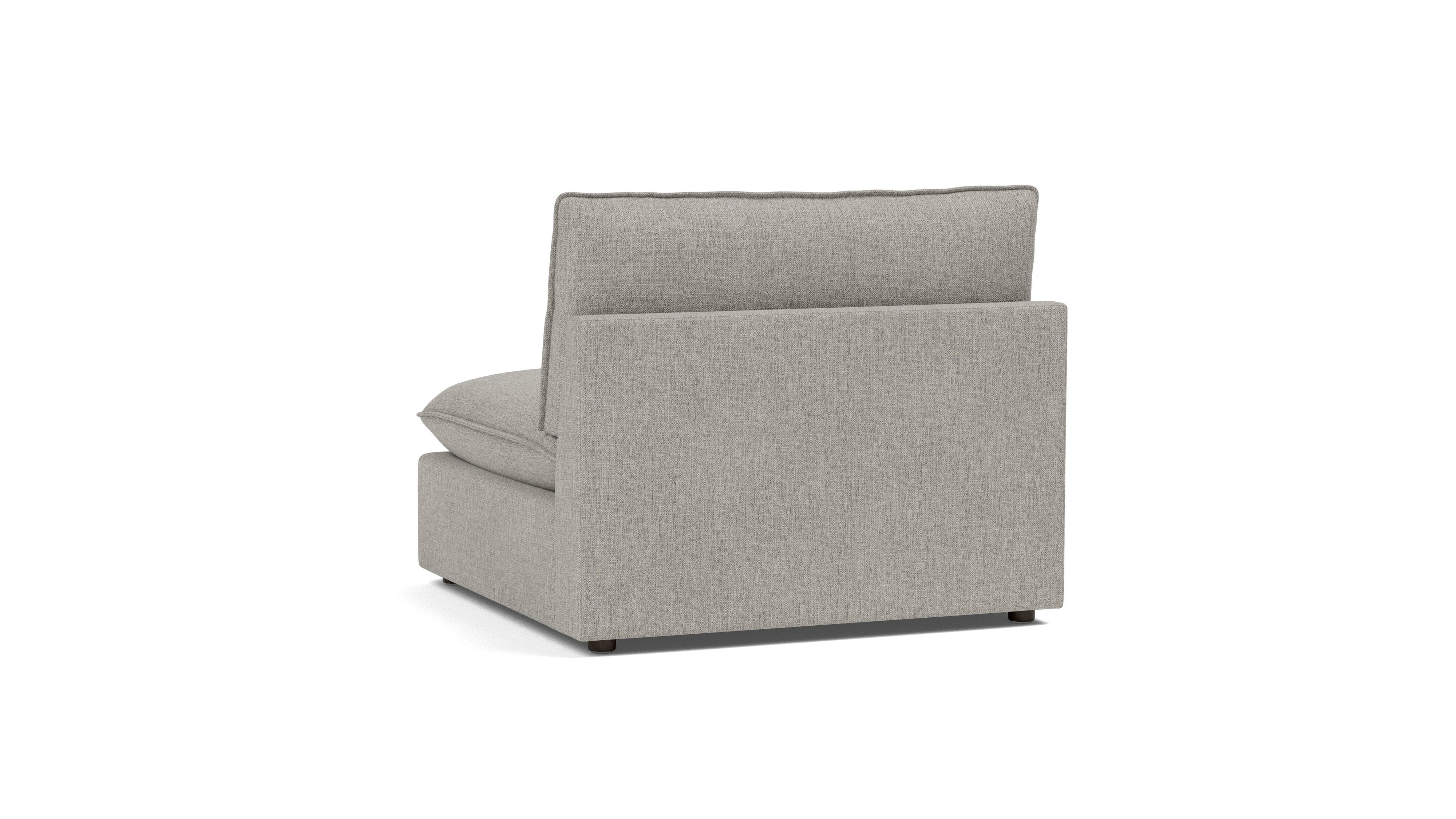 Chill Time Armless Chair, Heather