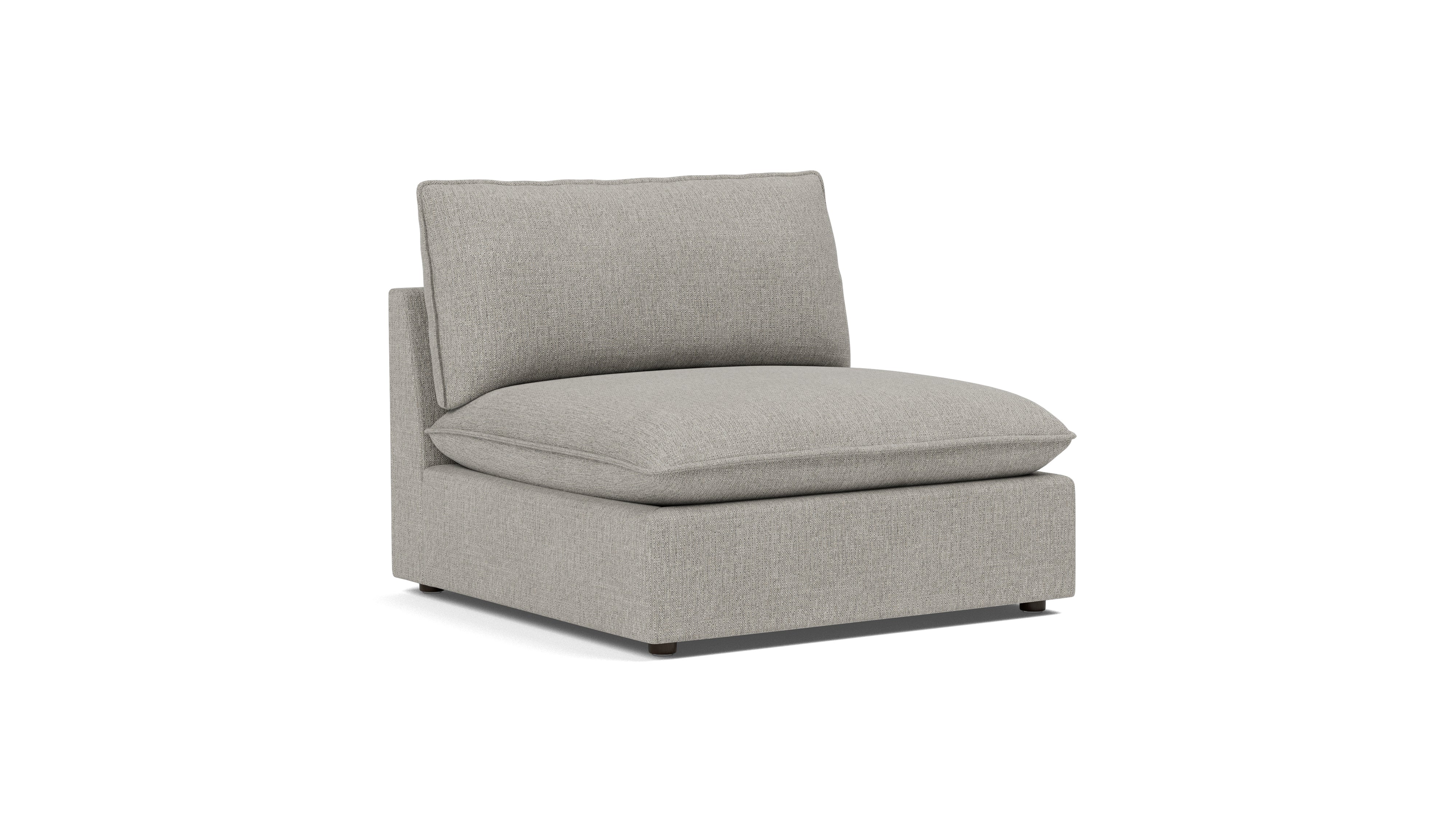 Chill Time Armless Chair, Heather