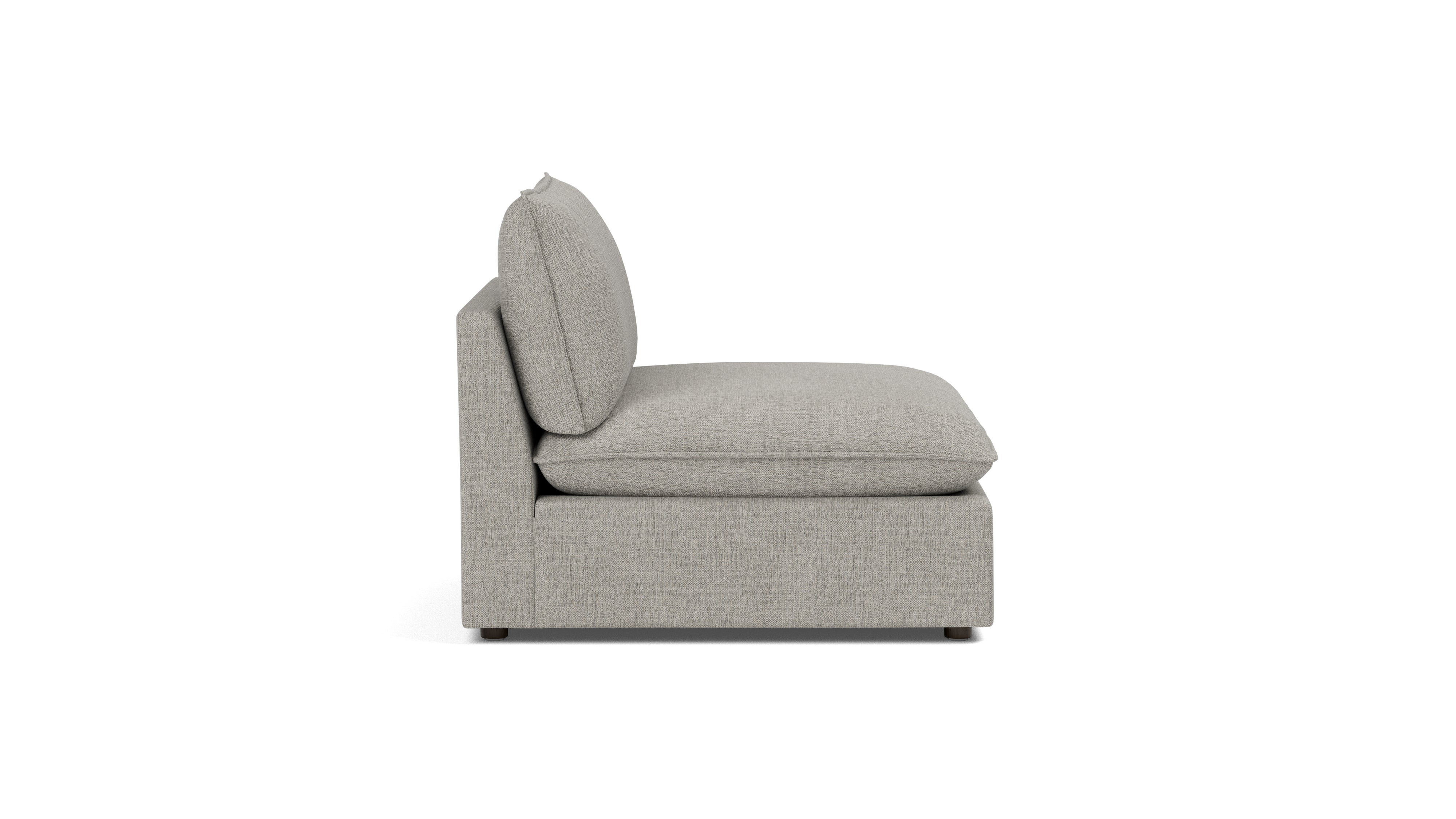 Chill Time Armless Chair, Heather