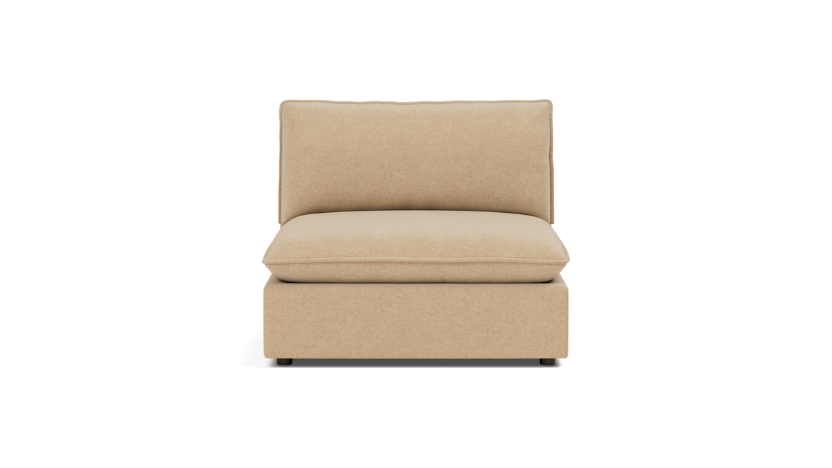 Chill Time Armless Chair, Hazelnut