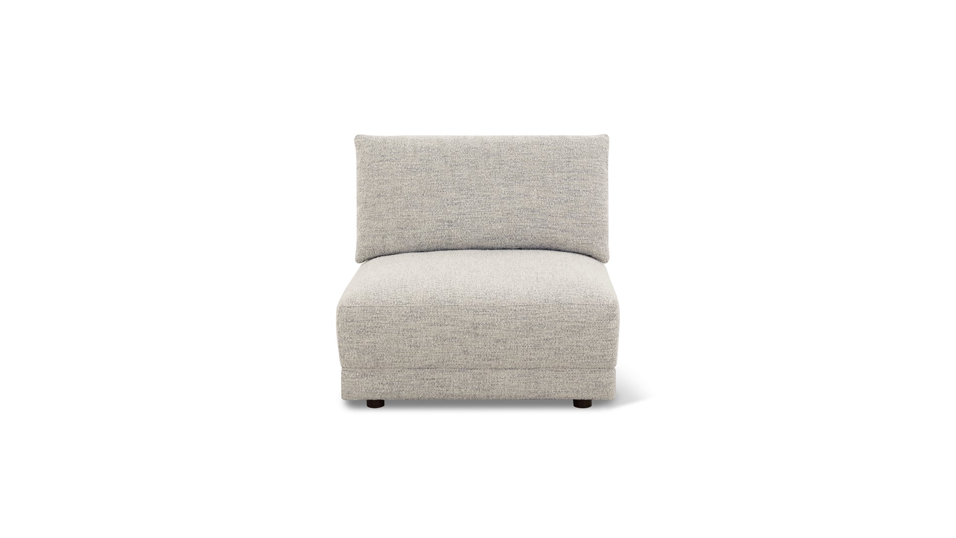 Soft Spot Armless Chair, Oatmeal_image