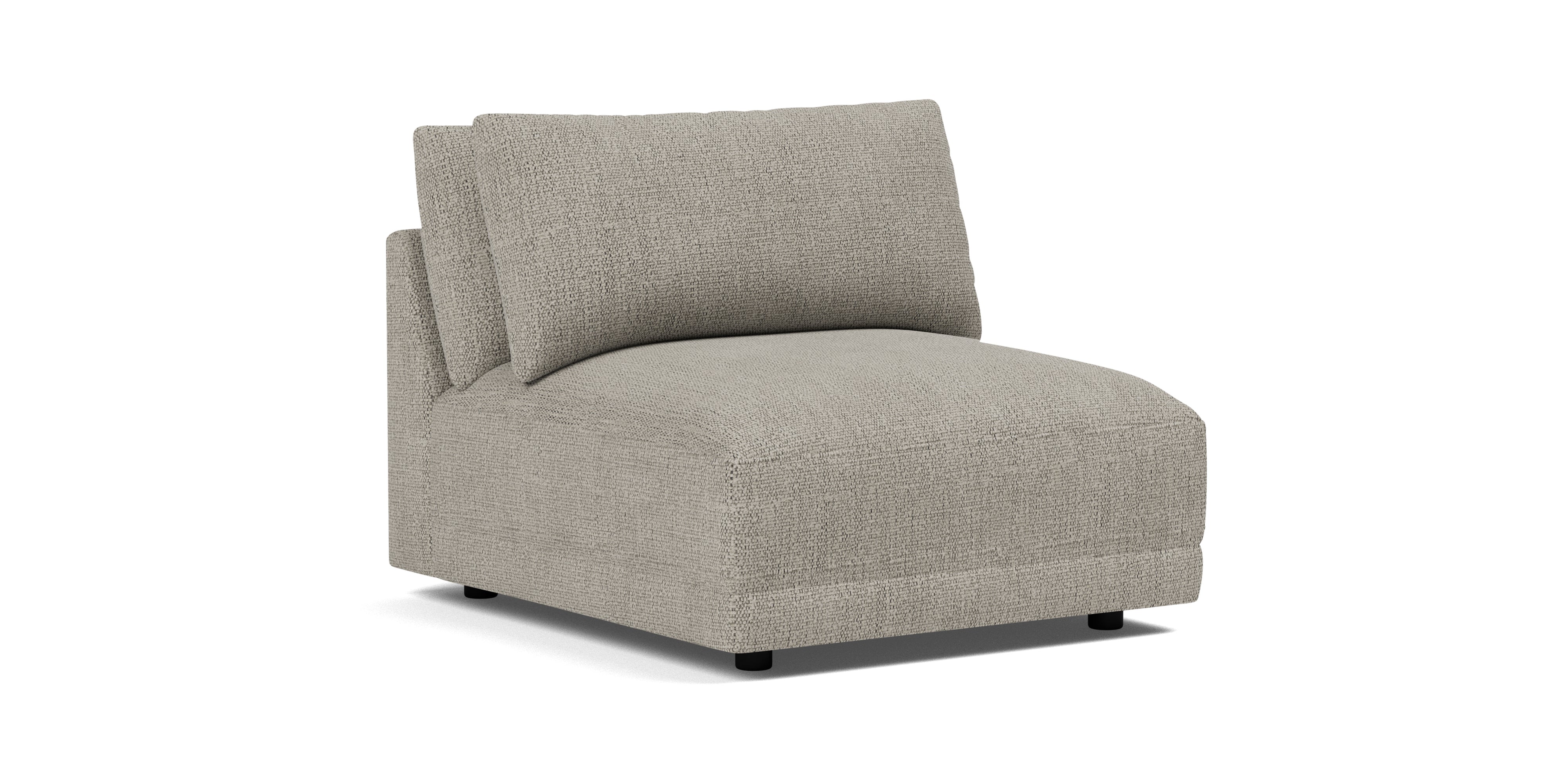 Soft Spot Armless Chair, Oatmeal