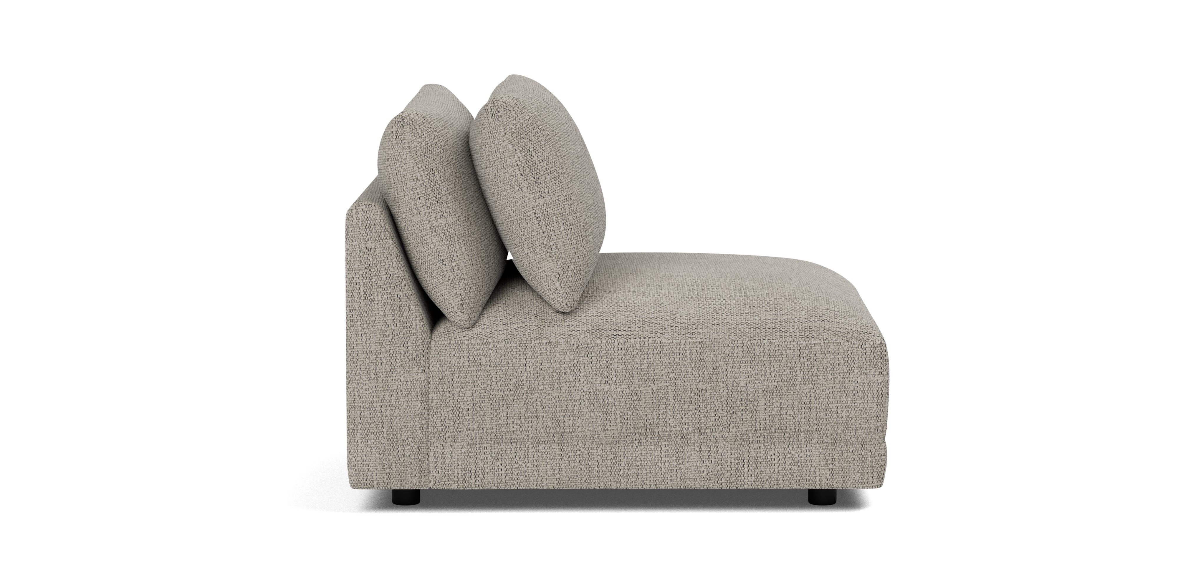 Soft Spot Armless Chair, Oatmeal
