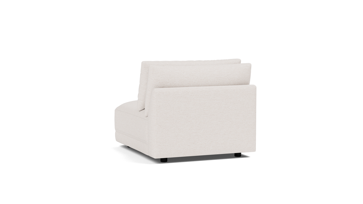 Soft Spot Armless Chair, Nomad Snow