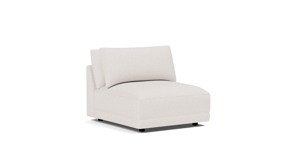 Soft Spot Armless Chair, Nomad Snow