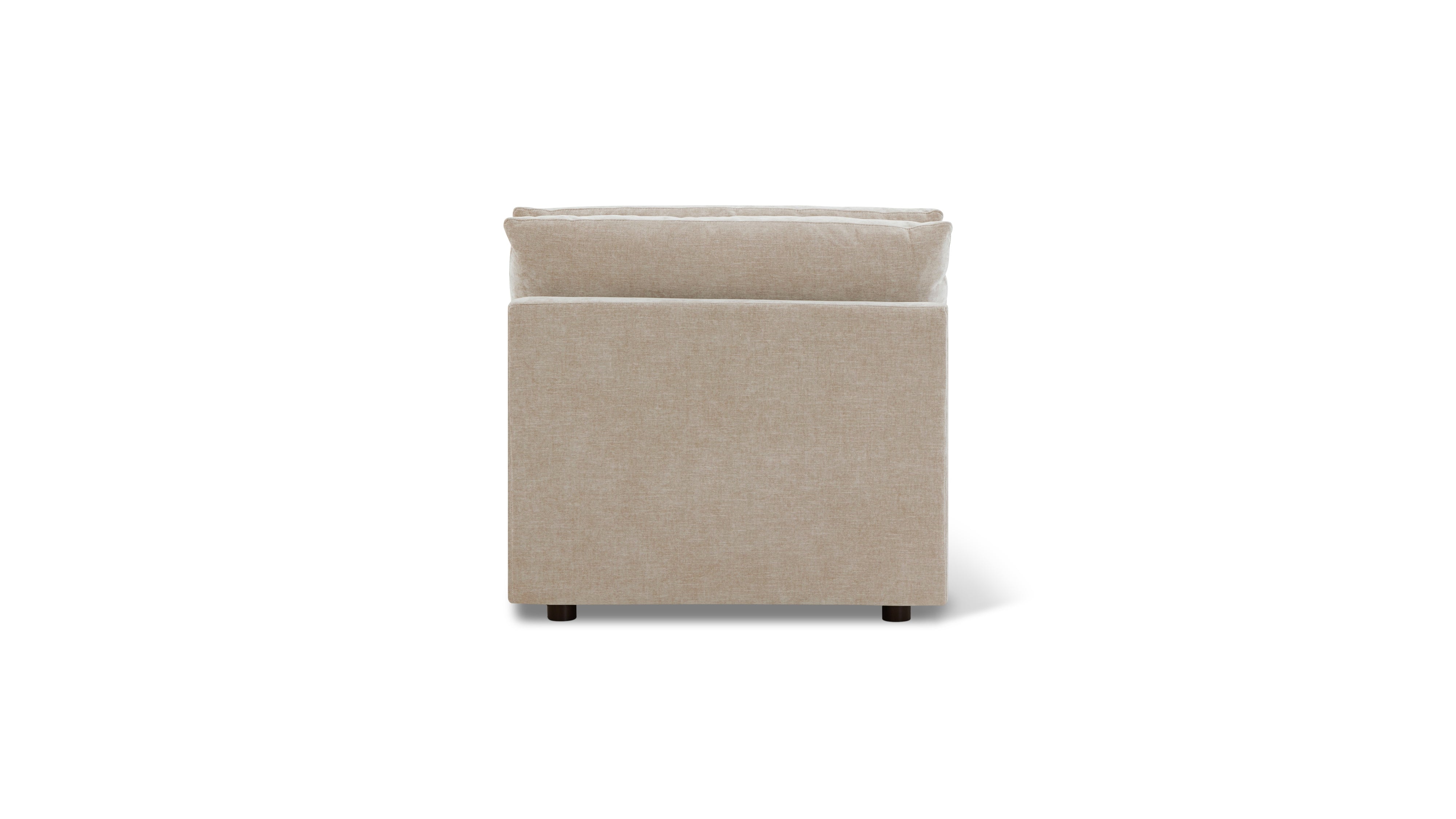 Soft Spot Armless Chair, Cashew