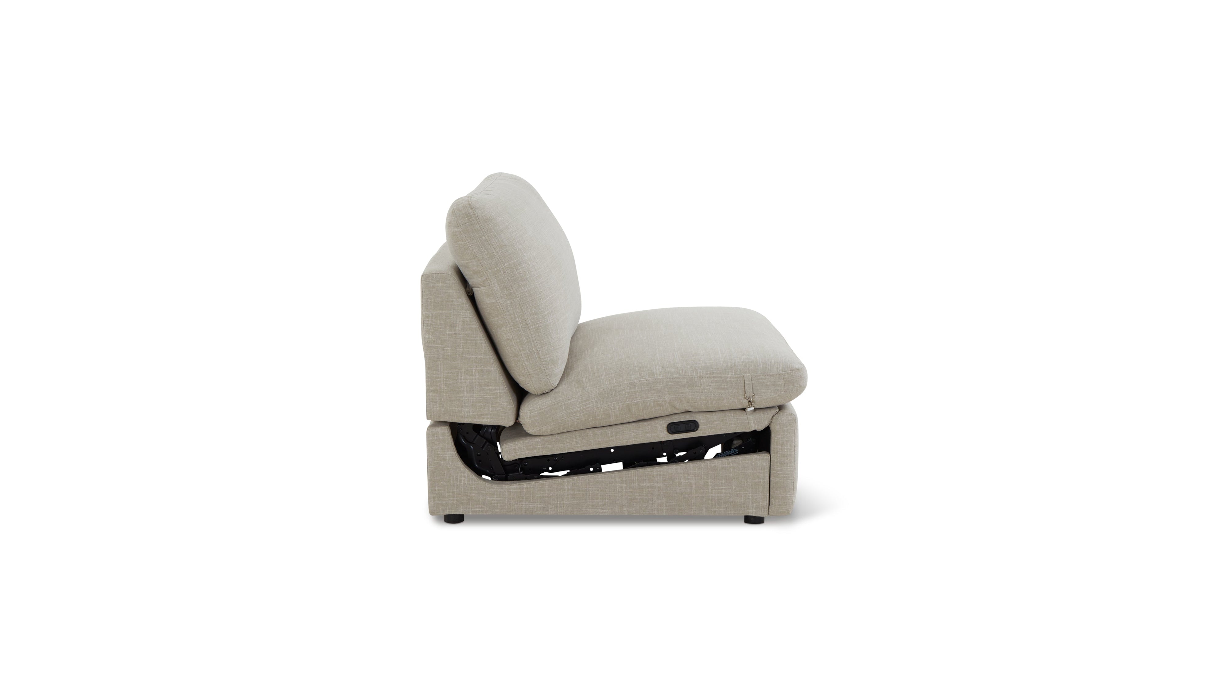 Lift Off Power Recliner Armless Chair, Light Pebble - Sundays Company CanadaCHA-YJ-016-029