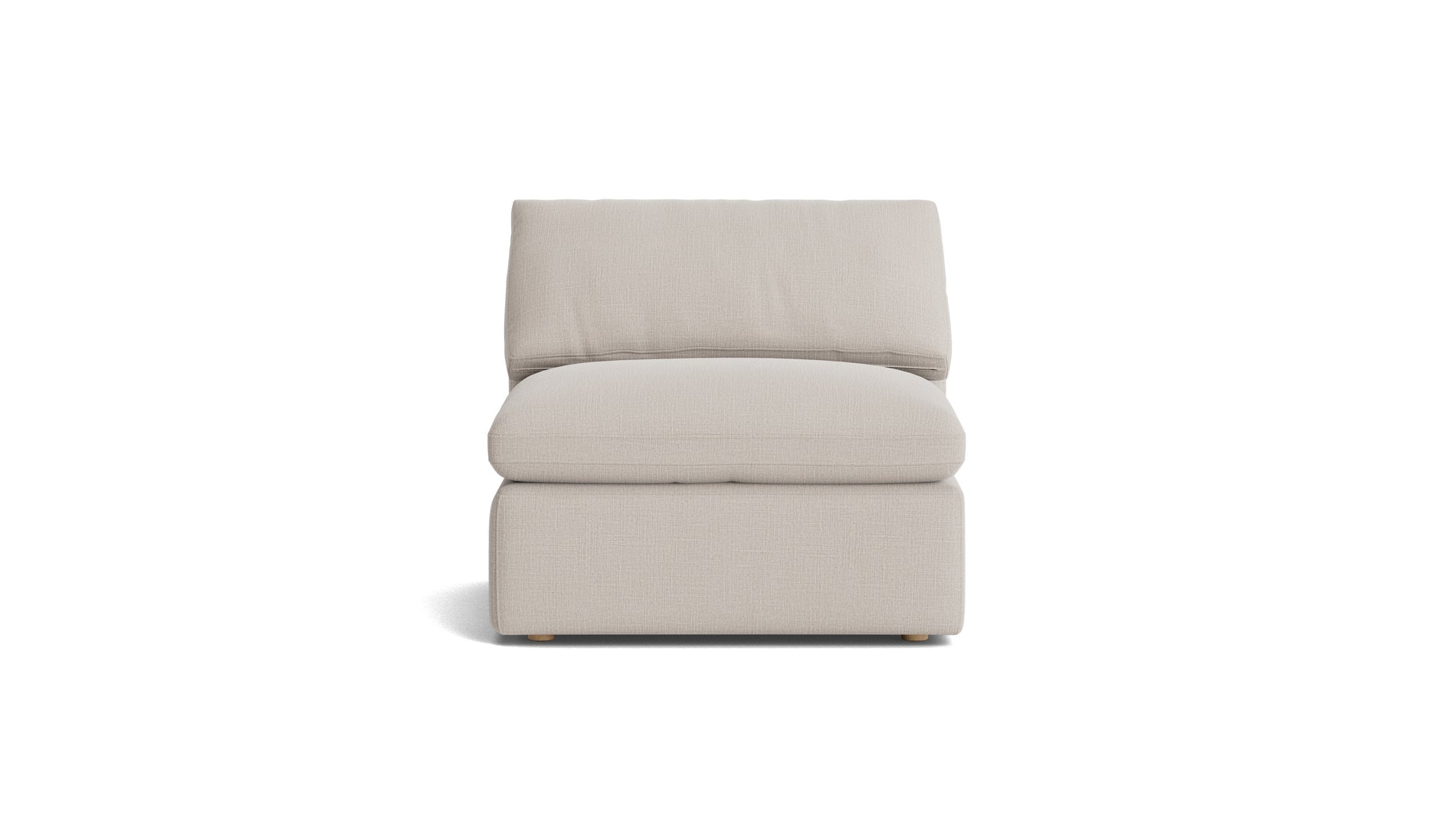Movie Night™ Armless Chair, Large, Clay_image