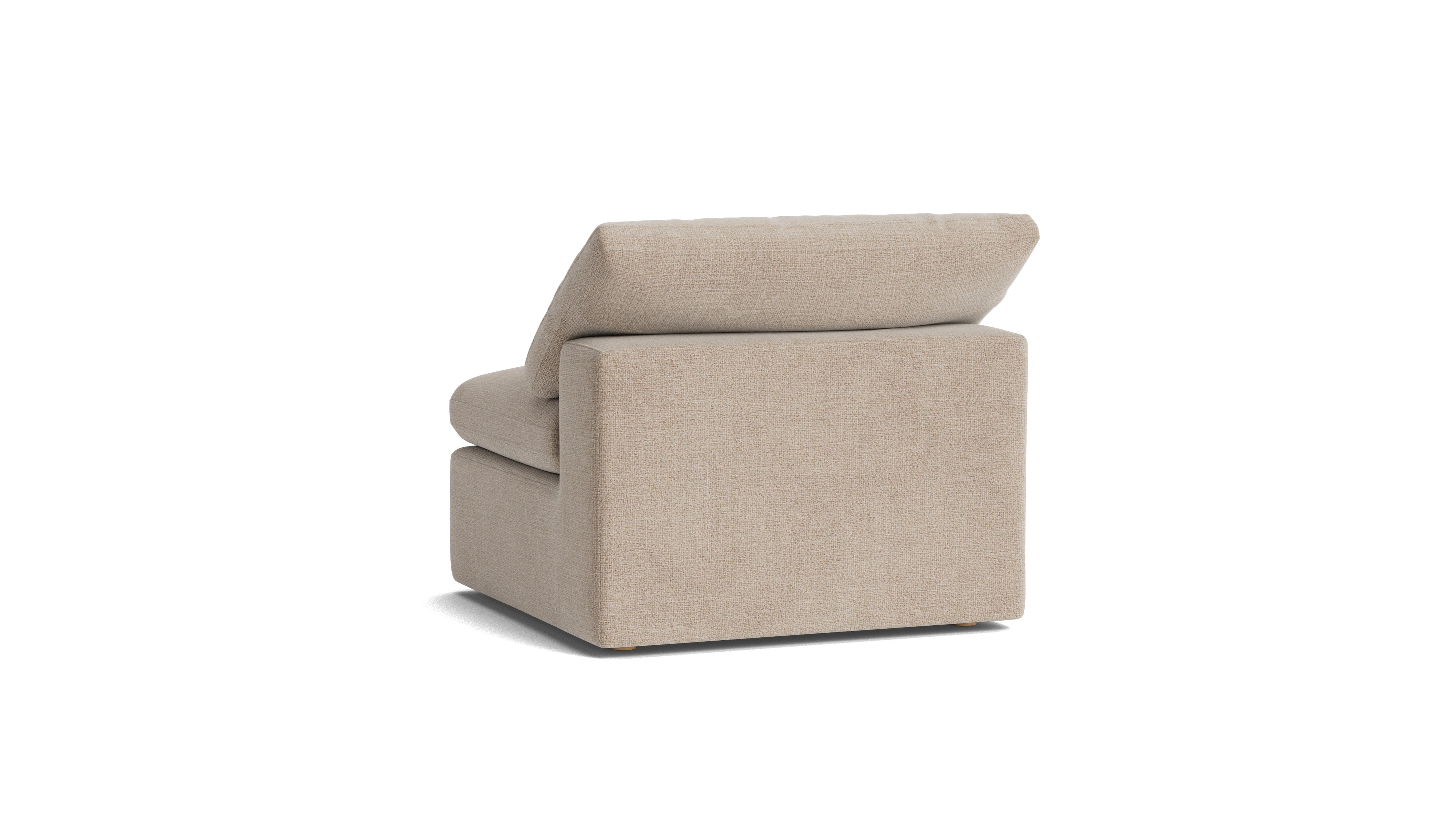Movie Night™ Armless Chair, Large, Champagne