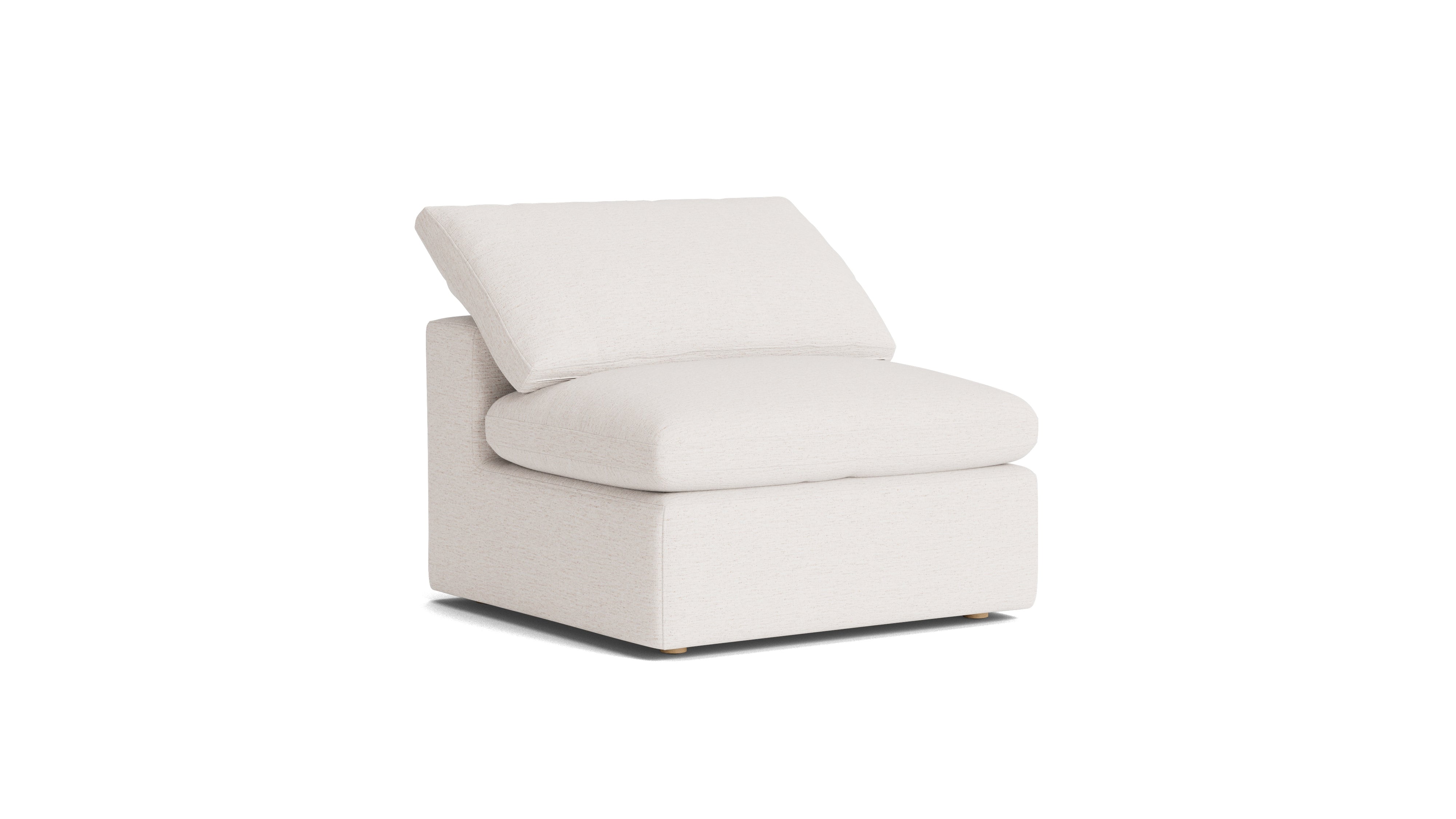 Movie Night™ Armless Chair, Large, Nomad Snow