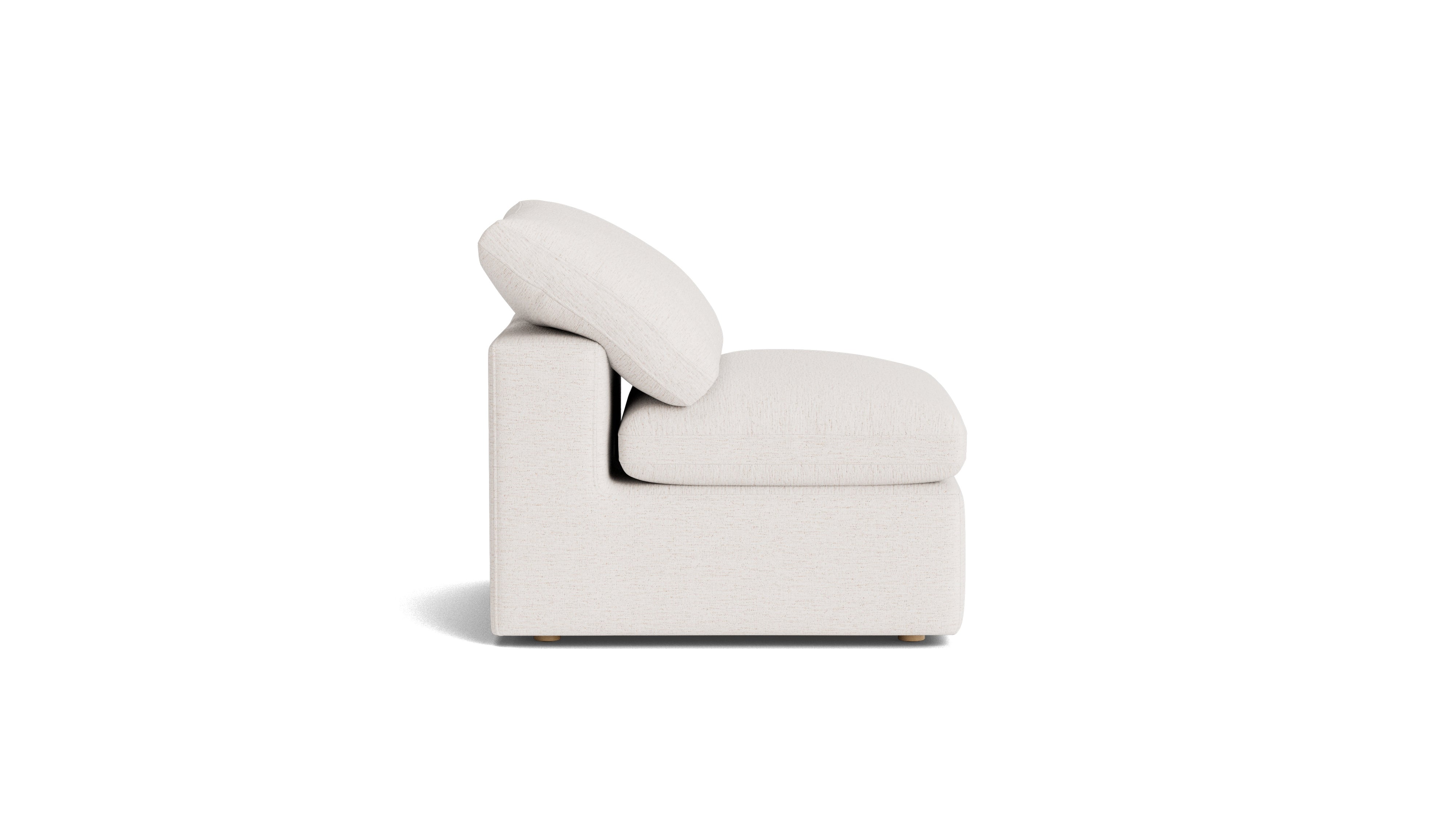 Movie Night™ Armless Chair, Large, Nomad Snow