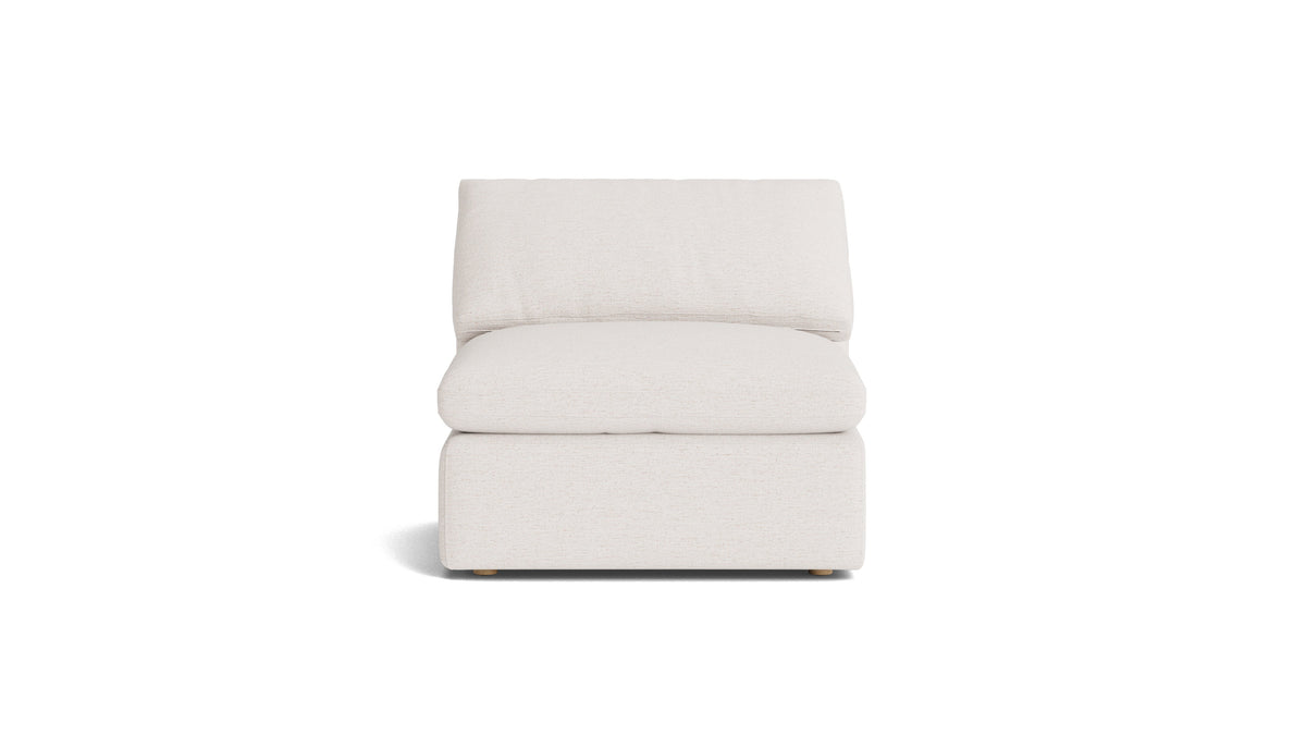 Movie Night™ Armless Chair, Large, Nomad Snow