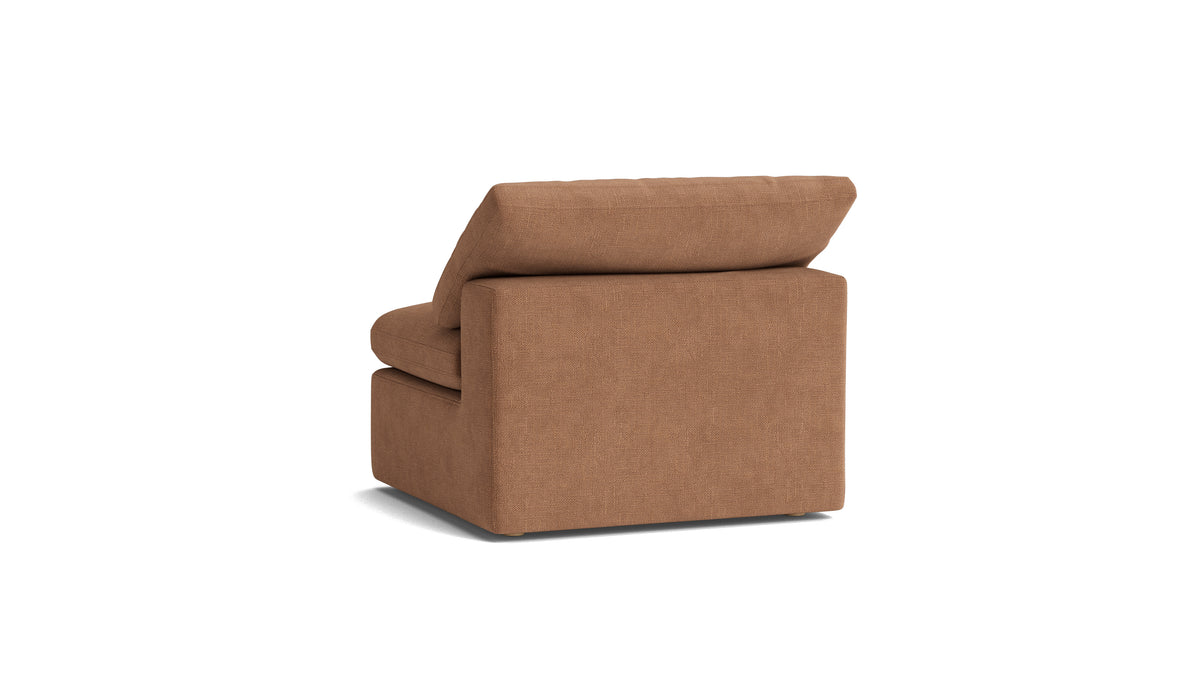 Movie Night™ Armless Chair, Large, Spice