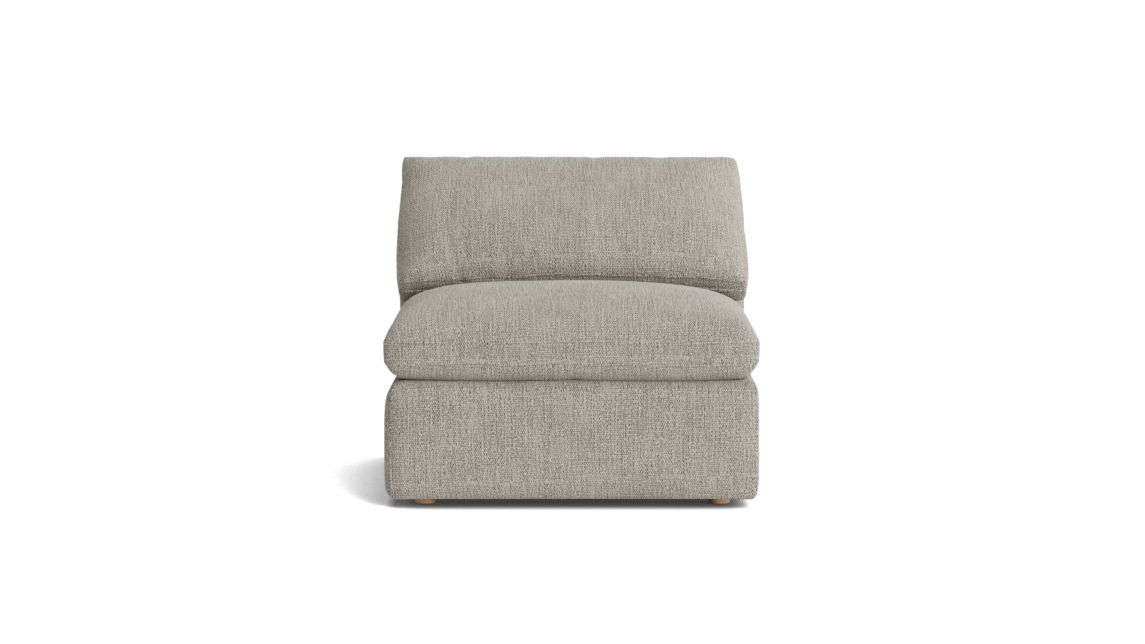Movie Night™ Armless Chair, Standard, Oatmeal