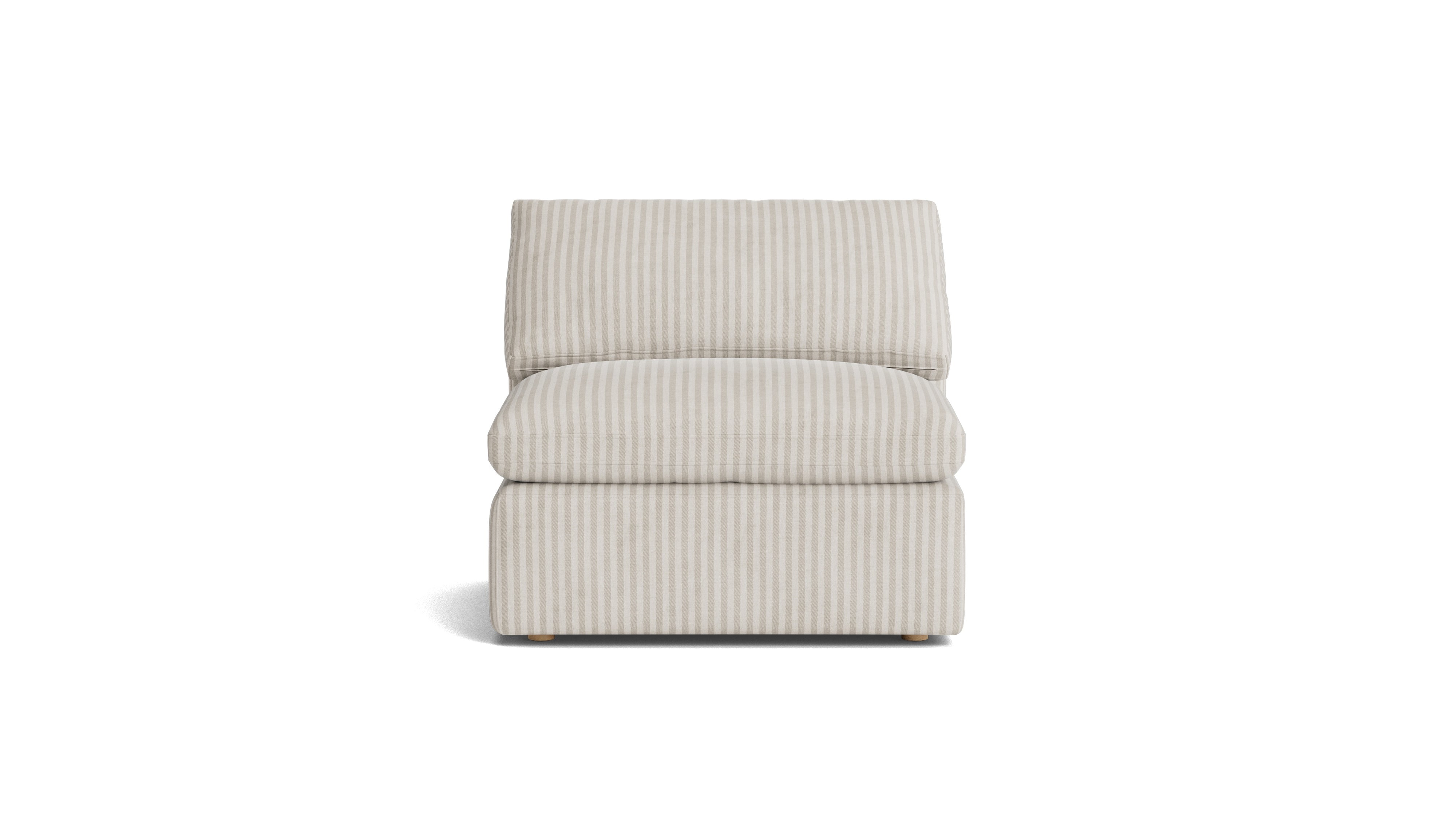 Movie Night™ Armless Chair, Standard, Newport Stripe