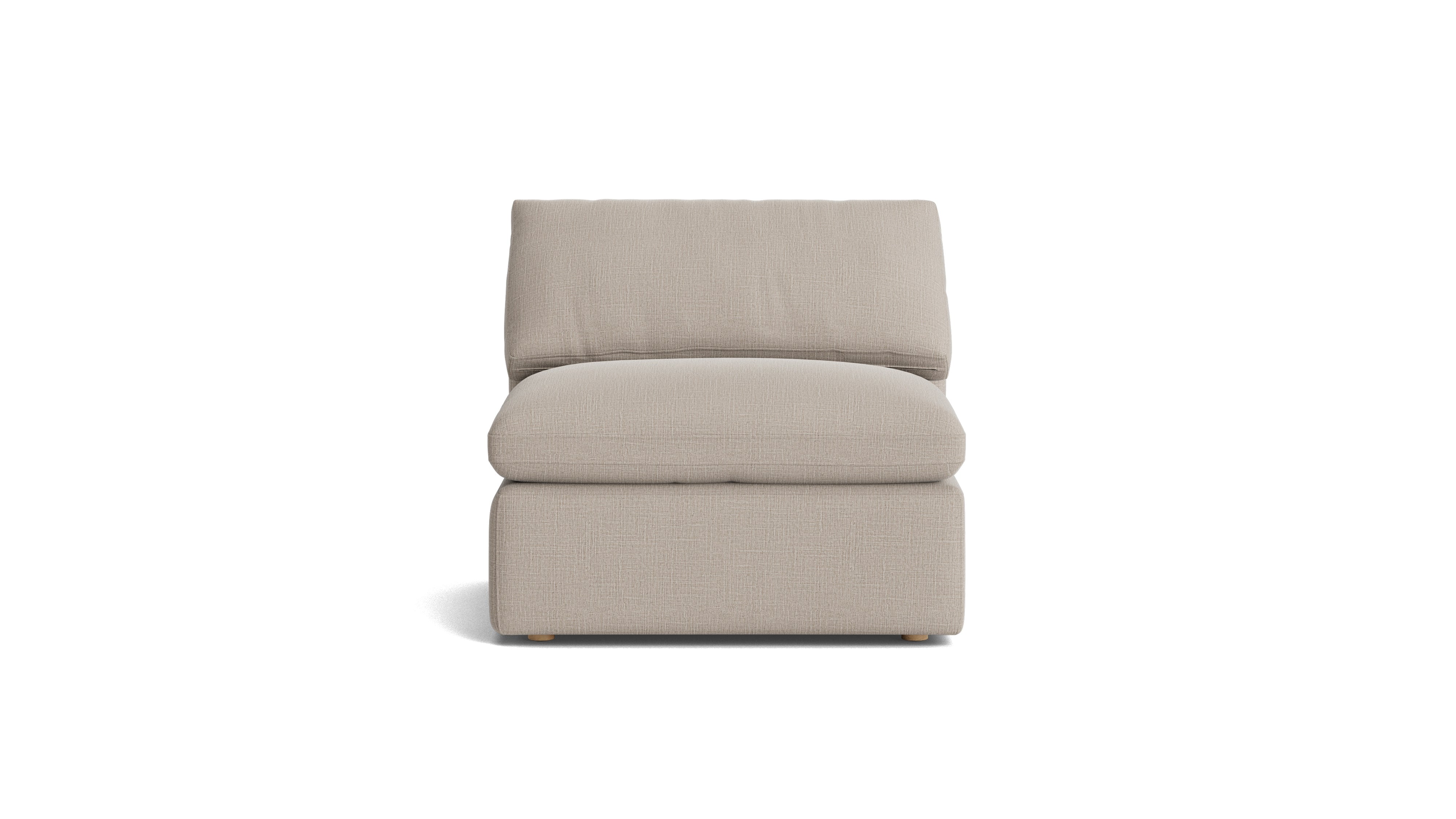 Movie Night™ Armless Chair, Standard, Light Pebble