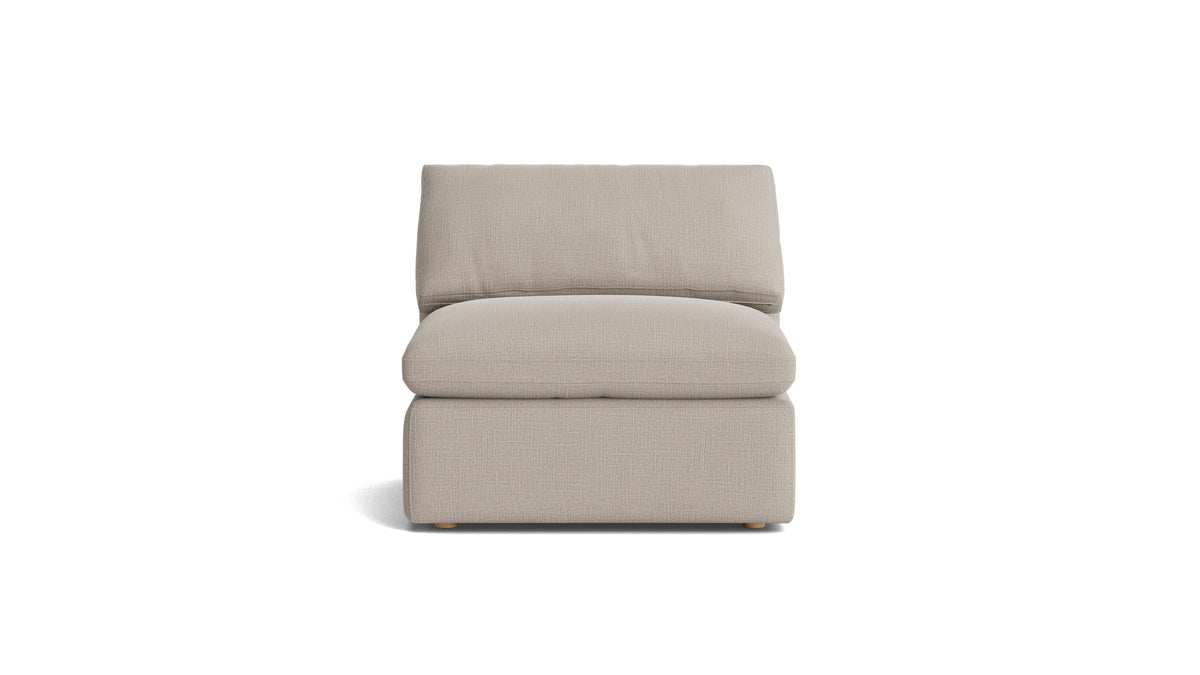 Movie Night™ Armless Chair, Standard, Light Pebble