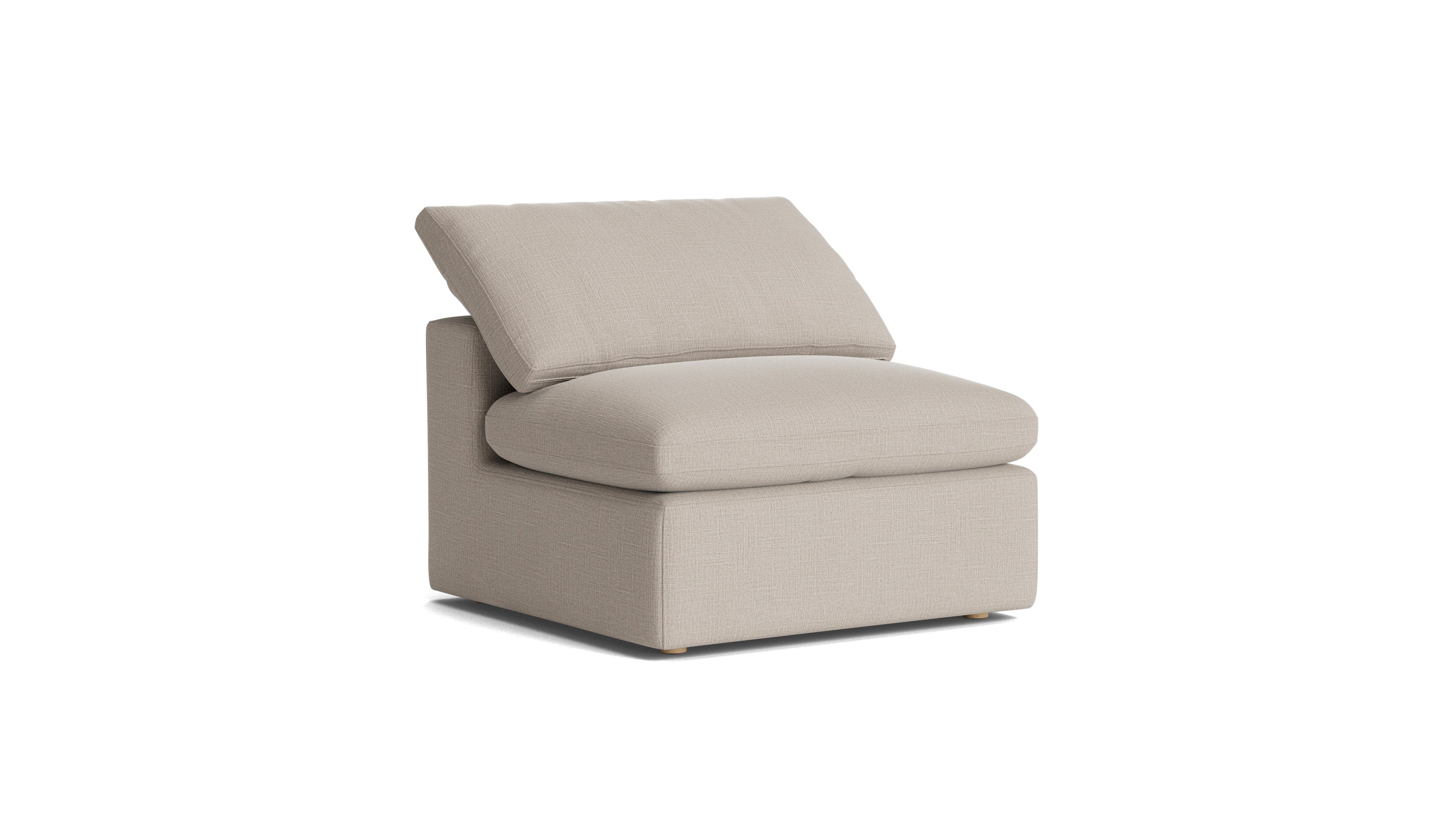 Movie Night™ Armless Chair, Standard, Light Pebble