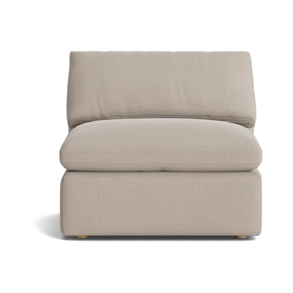 Movie Night™ Armless Chair, Standard, Light Pebble