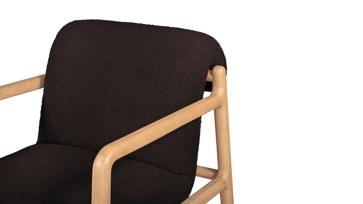 Good Mood Lounge Chair, Oak, Brownie