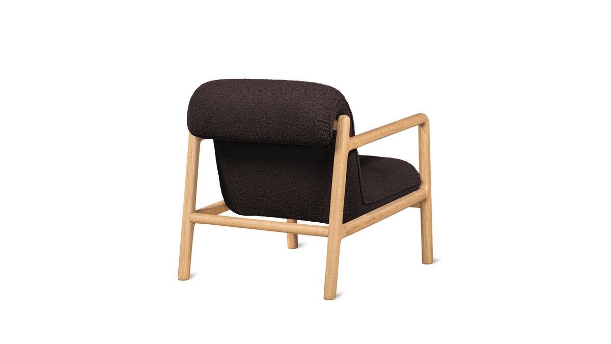 Good Mood Lounge Chair, Oak, Brownie