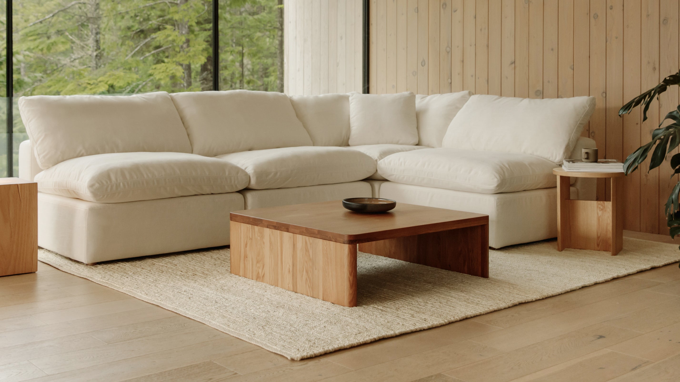Form Coffee Table, Square, Oak